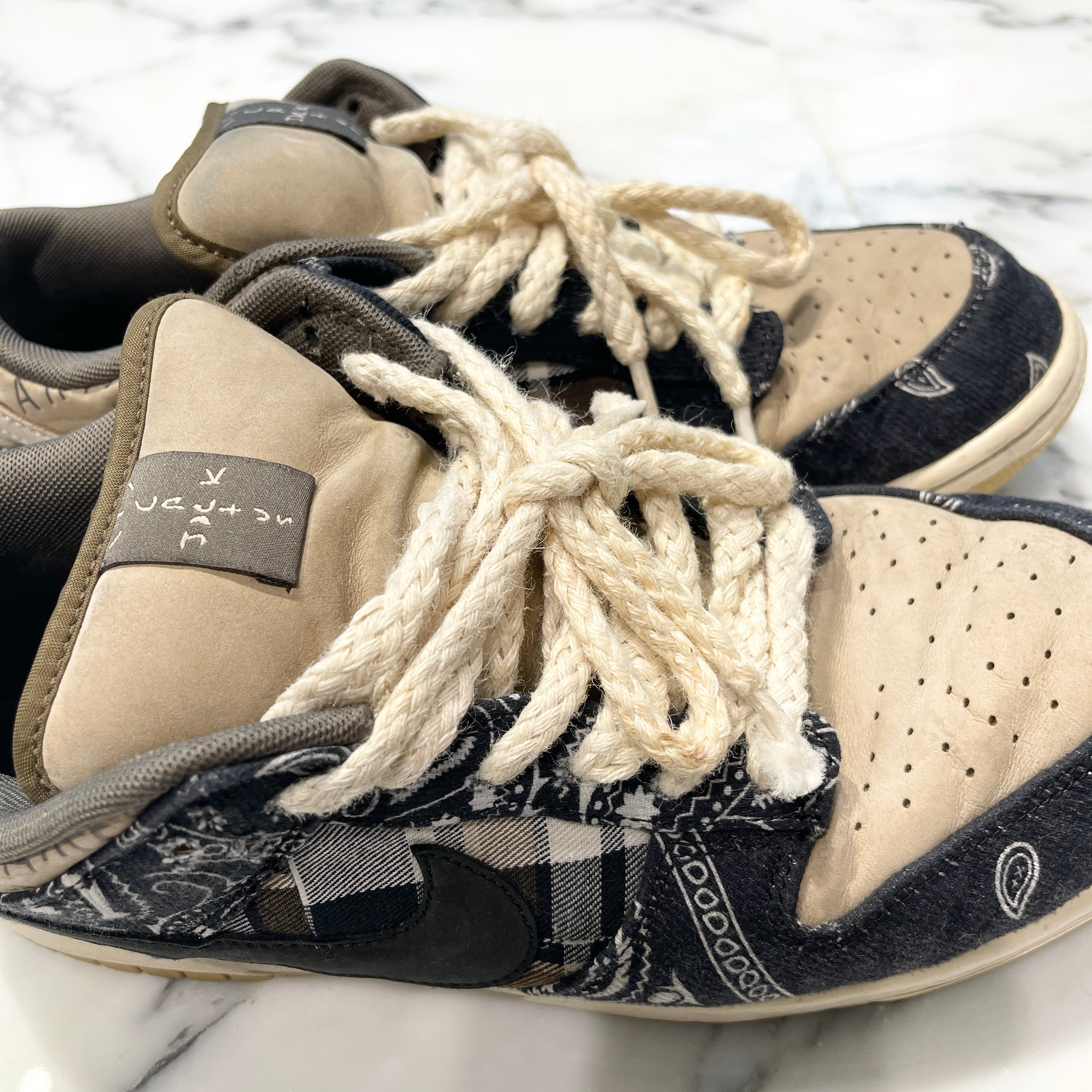 NIKE × Travis Scott 2022SS SB DUNK LOW Cactus Jack "Black / Parachute Beige" CT5053-001 Size US10.5（28.5cm）ナイキ × トラヴィススコット SB ダンクロウ カクタスジャック "ブラック/パラシュートベージュ" サイズUS10.5（28.5cm）