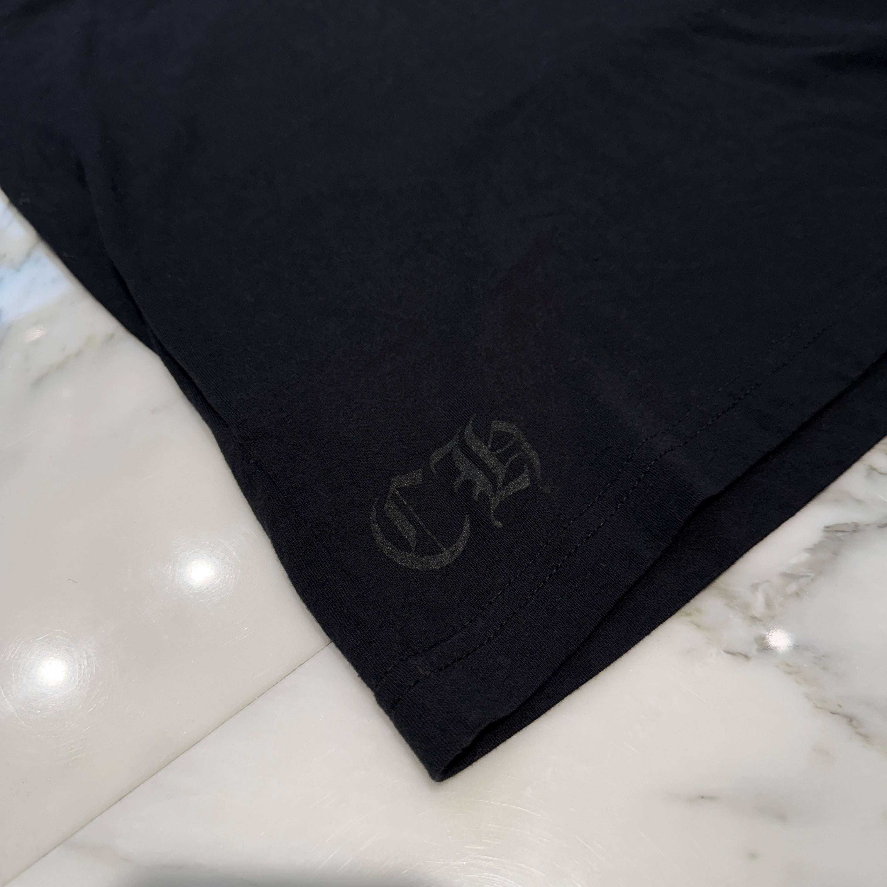 CHROME HEARTS Neck Logo Horseshoe Tee Size M クロムハーツ ネックロゴ ホースシュー Tシャツ サイズM