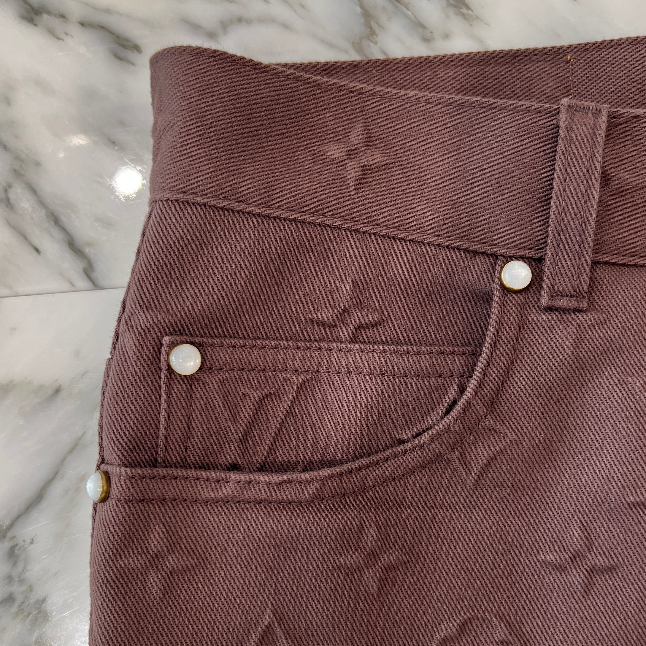 LOUIS VUITTON 2025SS Monogram Embossed Skate Long Pants 1AHBLW Size 28 ルイヴィト モノグラムエンボスド スケートロングパンツ サイズ28