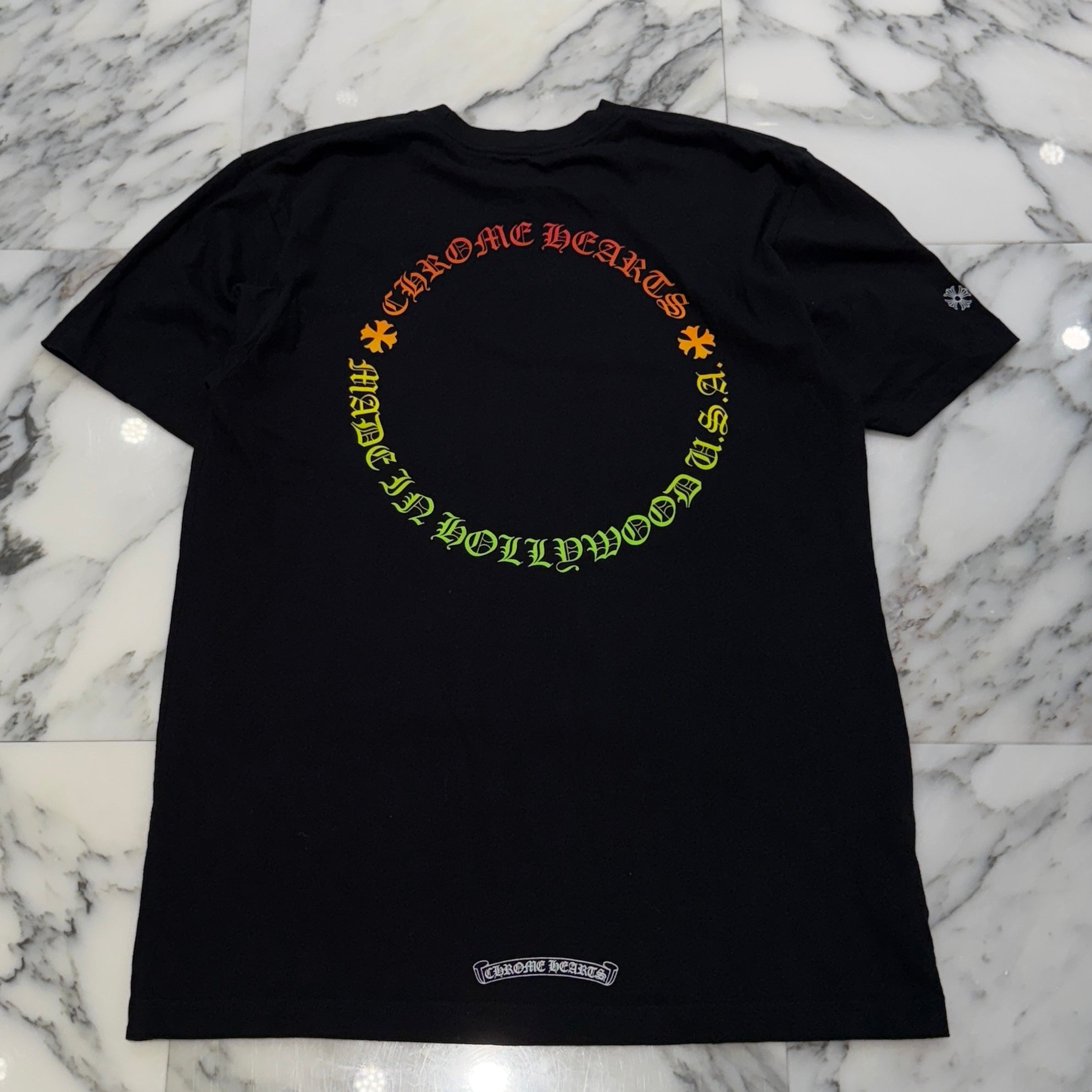 CHROME HEARTS Back Grad Circle Logo Tee Size L クロムハーツ バックグラデーション サークルロゴ Tシャツ サイズL