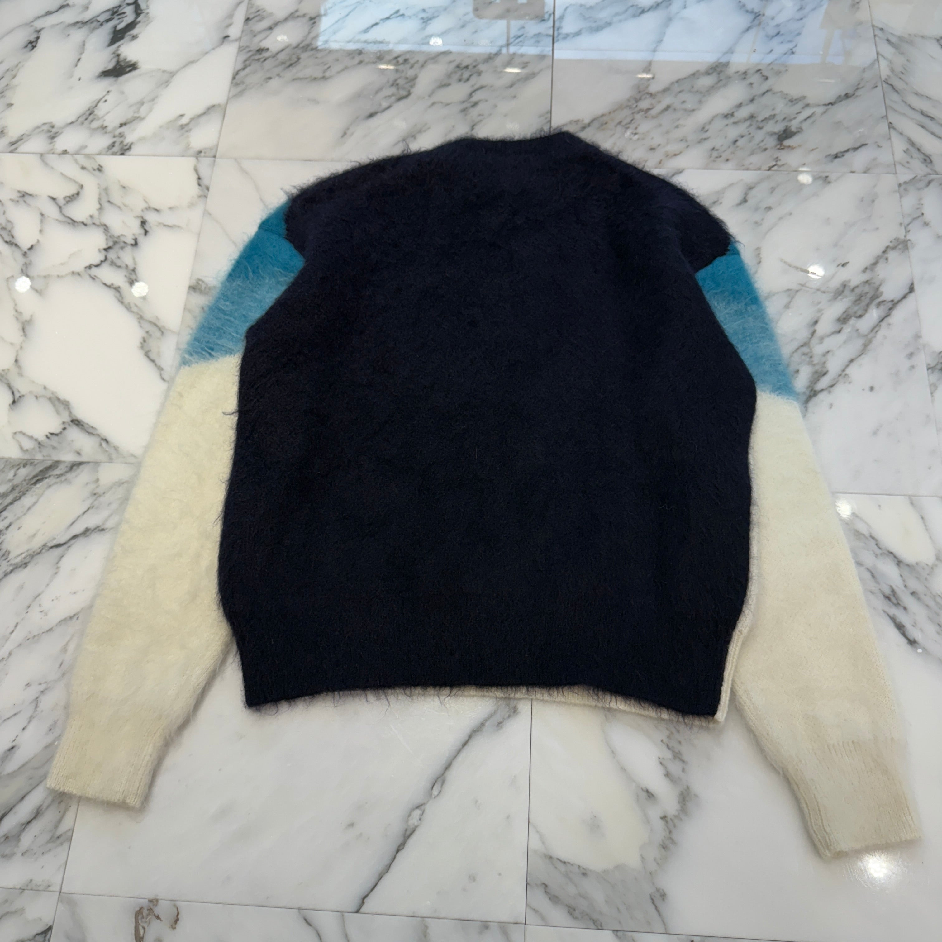 BOTTEGA VENETA 2023SS Wool Mohair Chevron Turtleneck Knit 725644 V2M90 Size XS ボッテガ・ヴェネタ ウール モヘア シェブロン タートルネックニット サイズXS