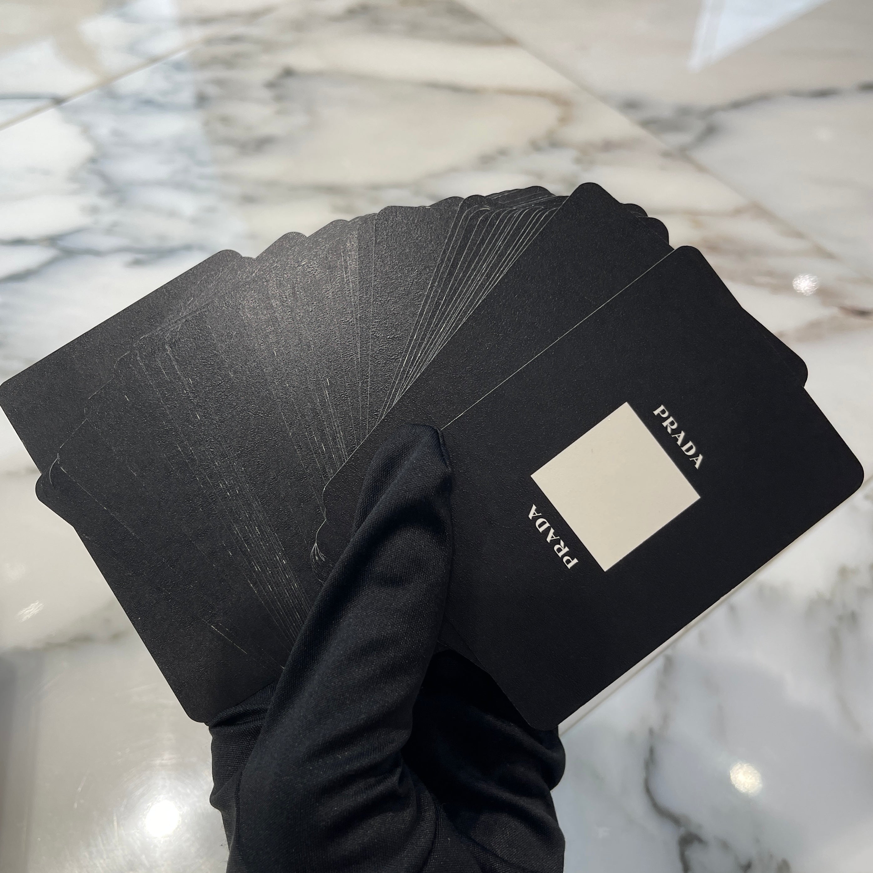 PRADA 2021AW Saffiano Leather Playing Cards Set 2SC001_0DC_F0002 プラダ サフィアーノ レザー トランプ セット