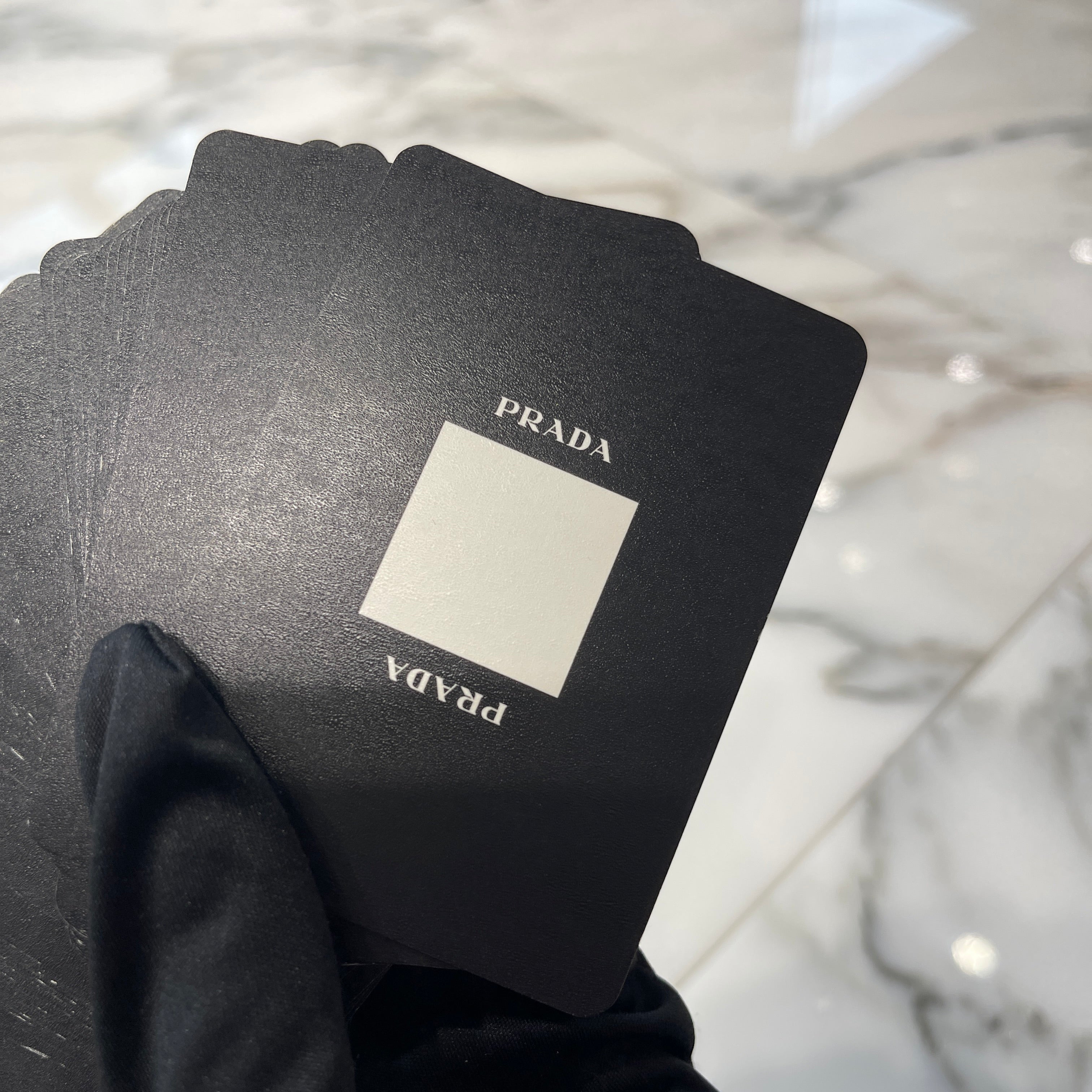 PRADA 2021AW Saffiano Leather Playing Cards Set 2SC001_0DC_F0002 プラダ サフィアーノ レザー トランプ セット