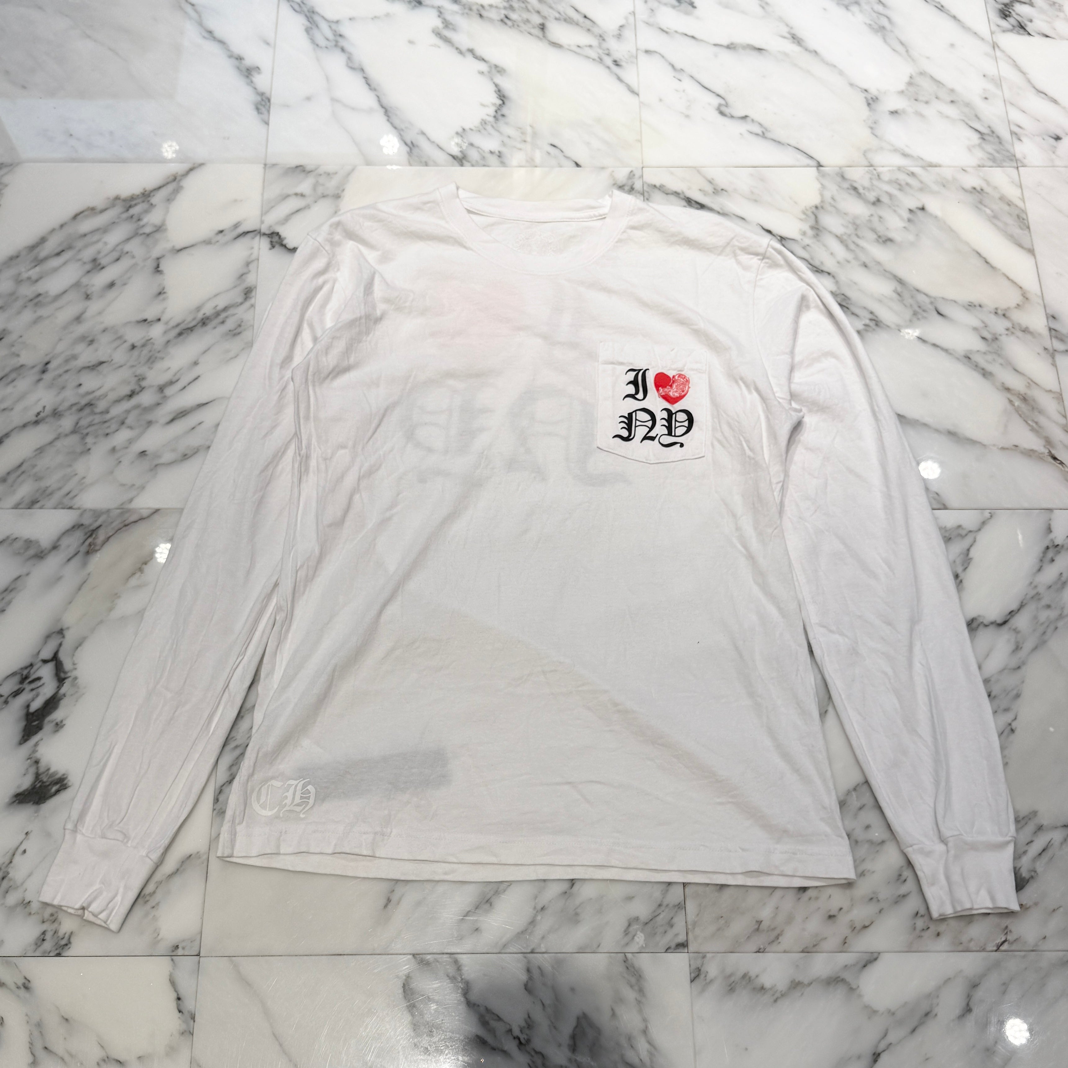 CHROME HEARTS ”I Love NY” Long Sleeve Tee Size L クロムハーツ "アイ・ラブ・ニューヨーク" ロングスリーブTシャツ サイズL
