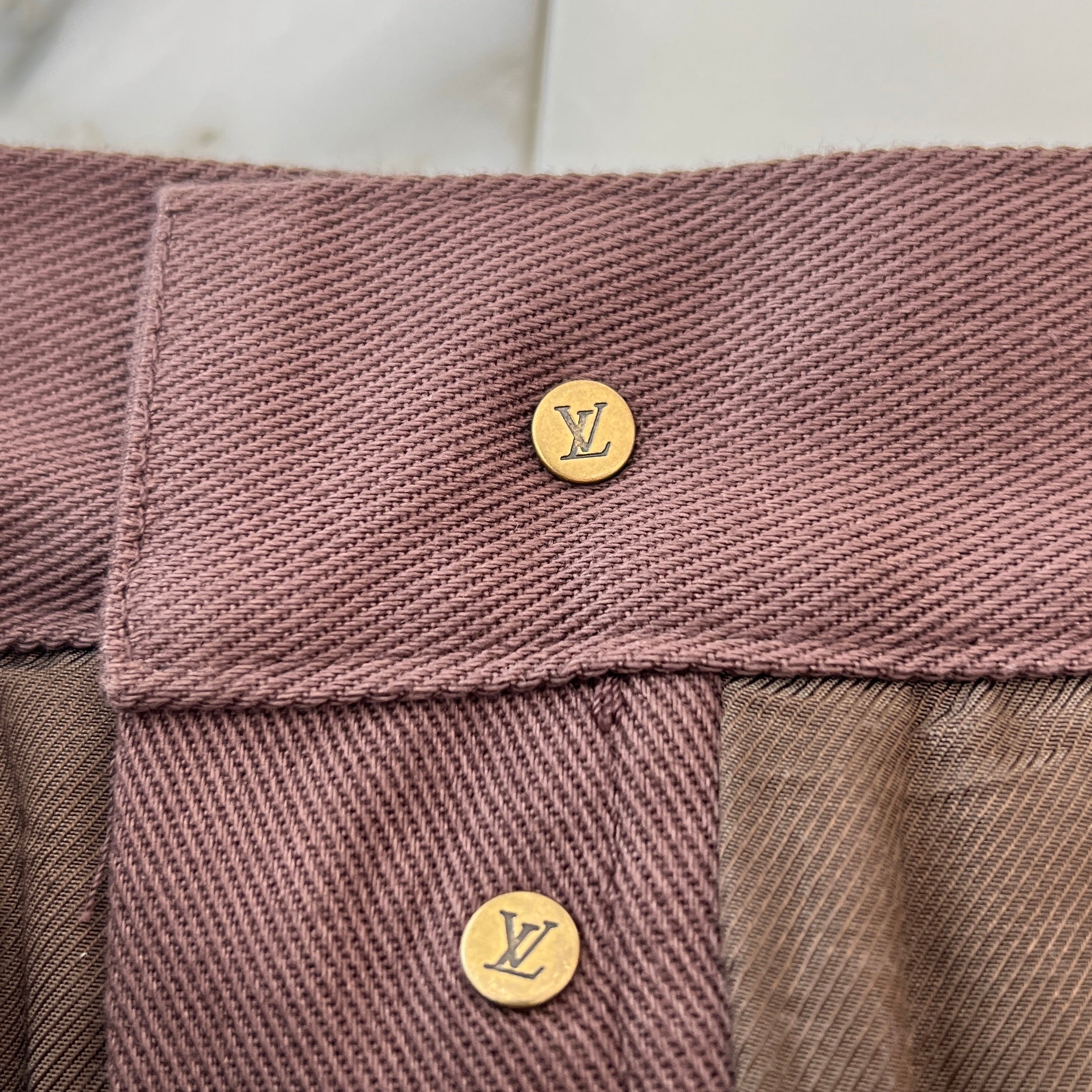 LOUIS VUITTON 2025SS Monogram Embossed Skate Long Pants 1AHBLW Size 28 ルイヴィト モノグラムエンボスド スケートロングパンツ サイズ28