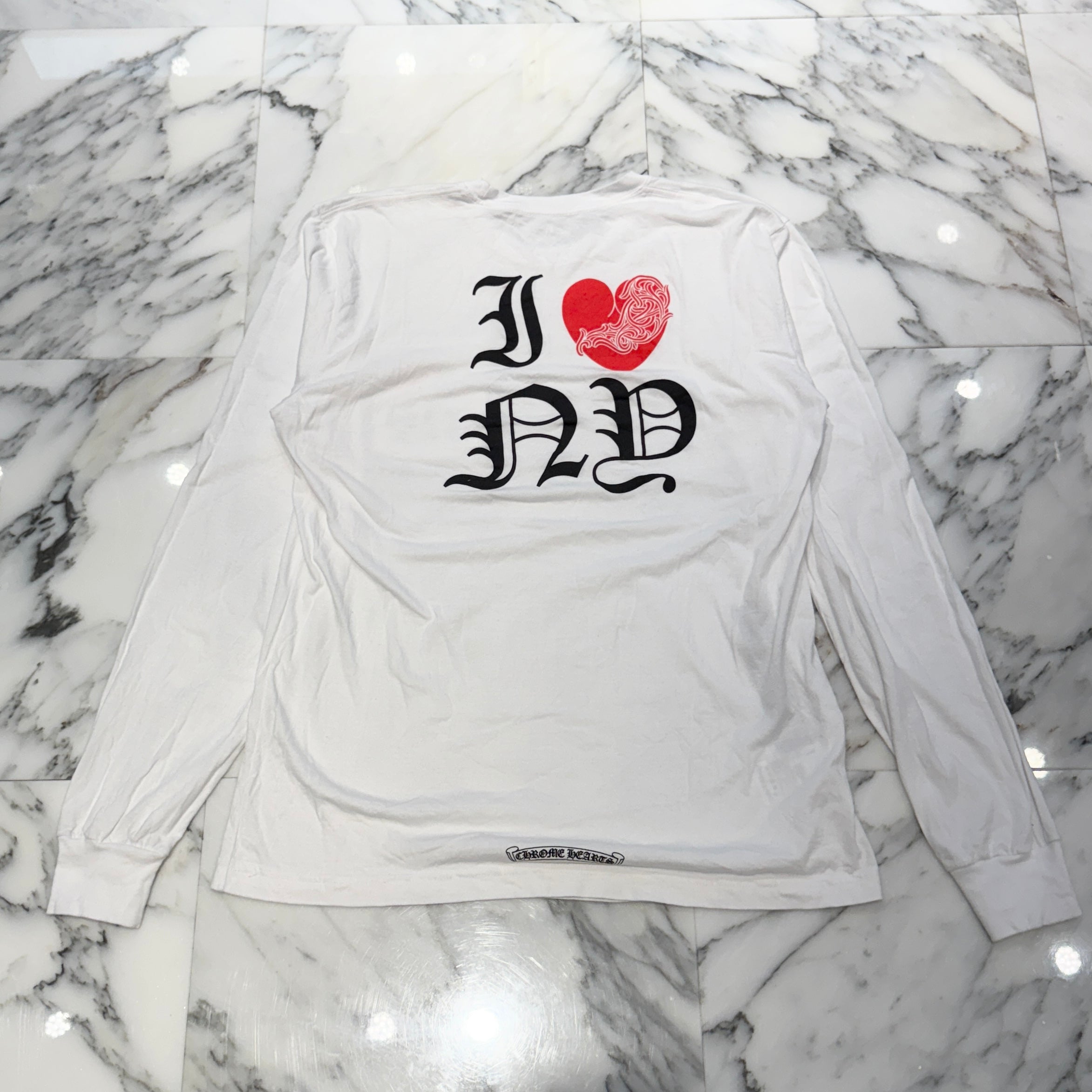 CHROME HEARTS ”I Love NY” Long Sleeve Tee Size L クロムハーツ "アイ・ラブ・ニューヨーク" ロングスリーブTシャツ サイズL
