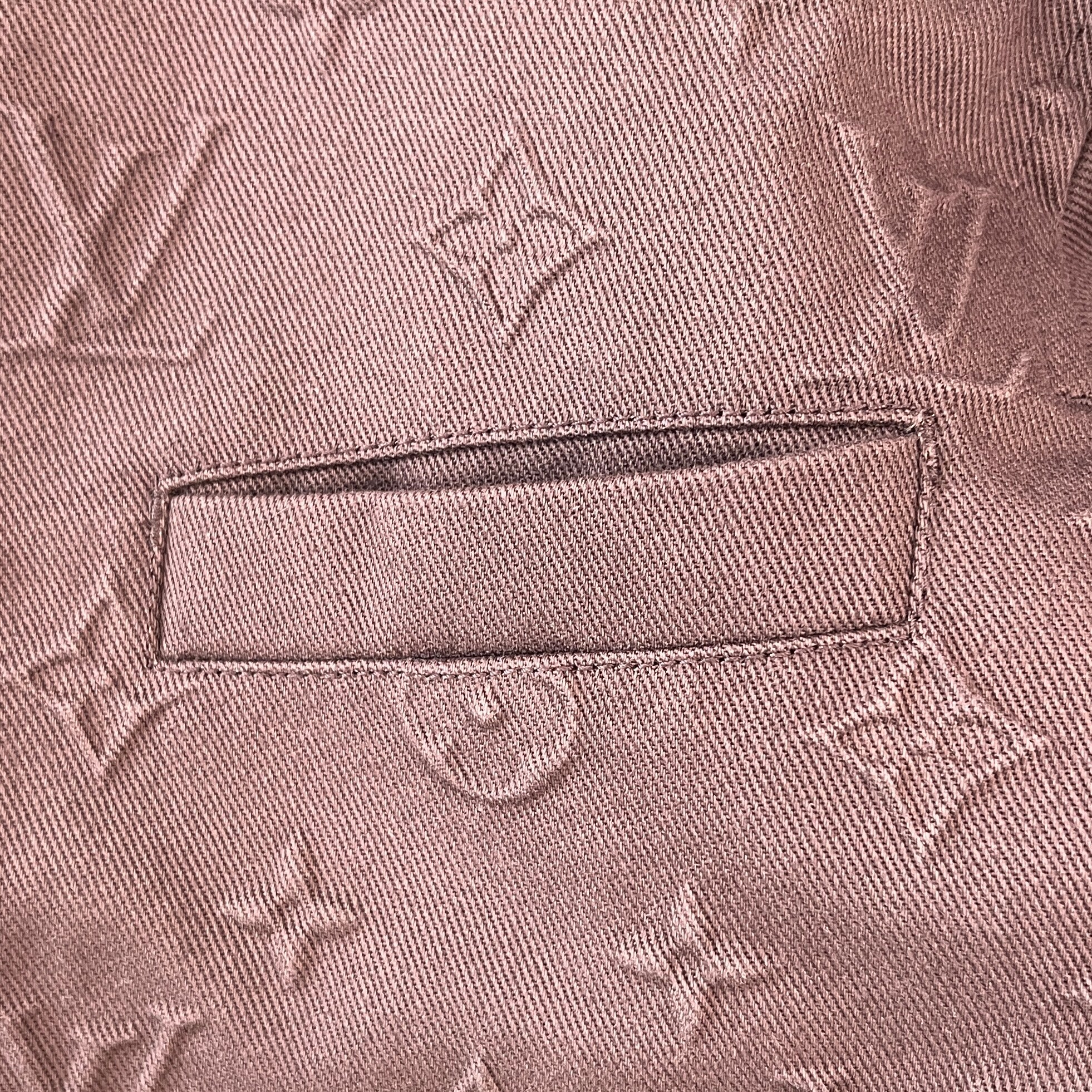 LOUIS VUITTON 2025SS Monogram Embossed Over Shirt 1AHBF4 Size 46 ルイヴィトン モノグラムエンボスドオーバーシャツ サイズ46