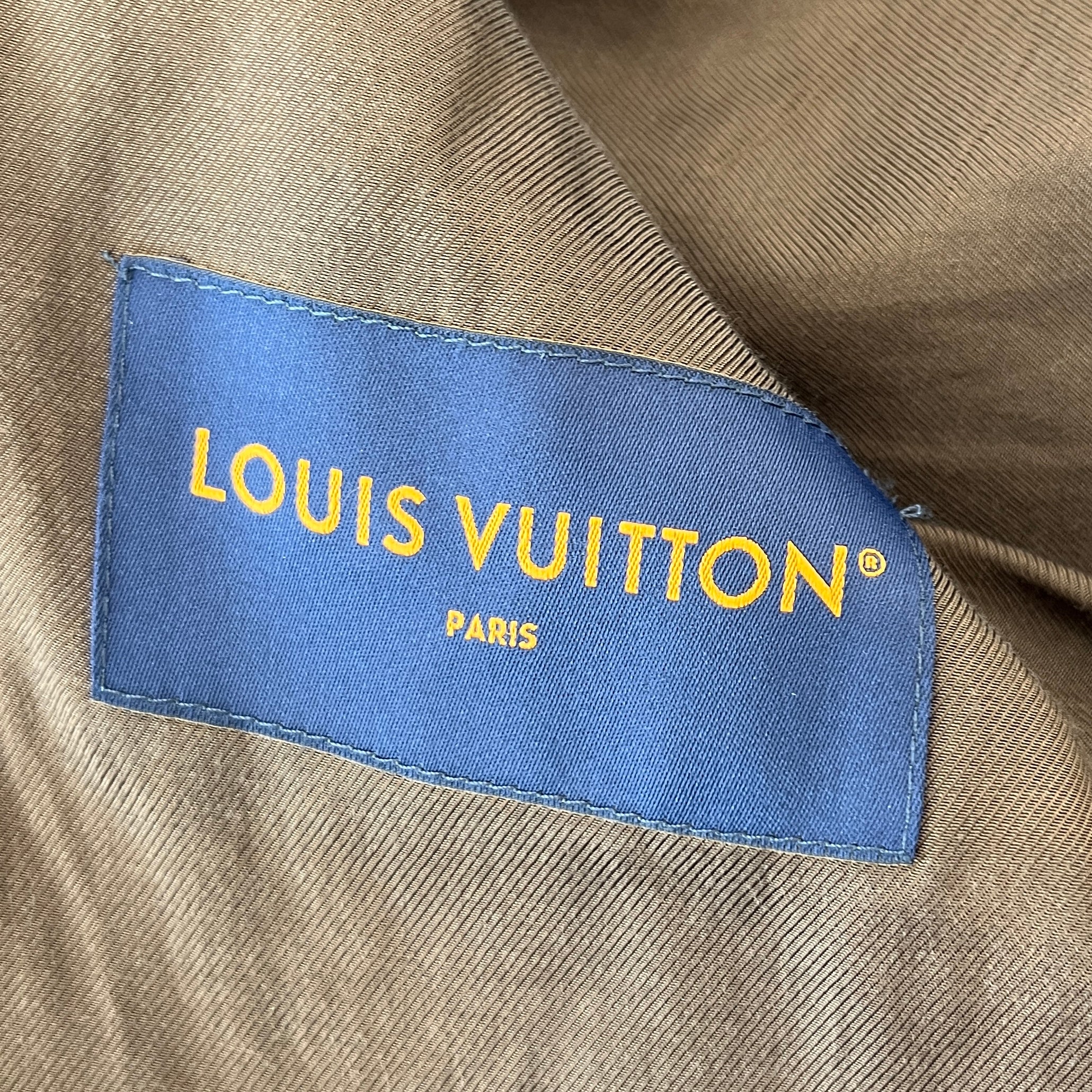 LOUIS VUITTON 2025SS Monogram Embossed Over Shirt 1AHBF4 Size 46 ルイヴィトン モノグラムエンボスドオーバーシャツ サイズ46