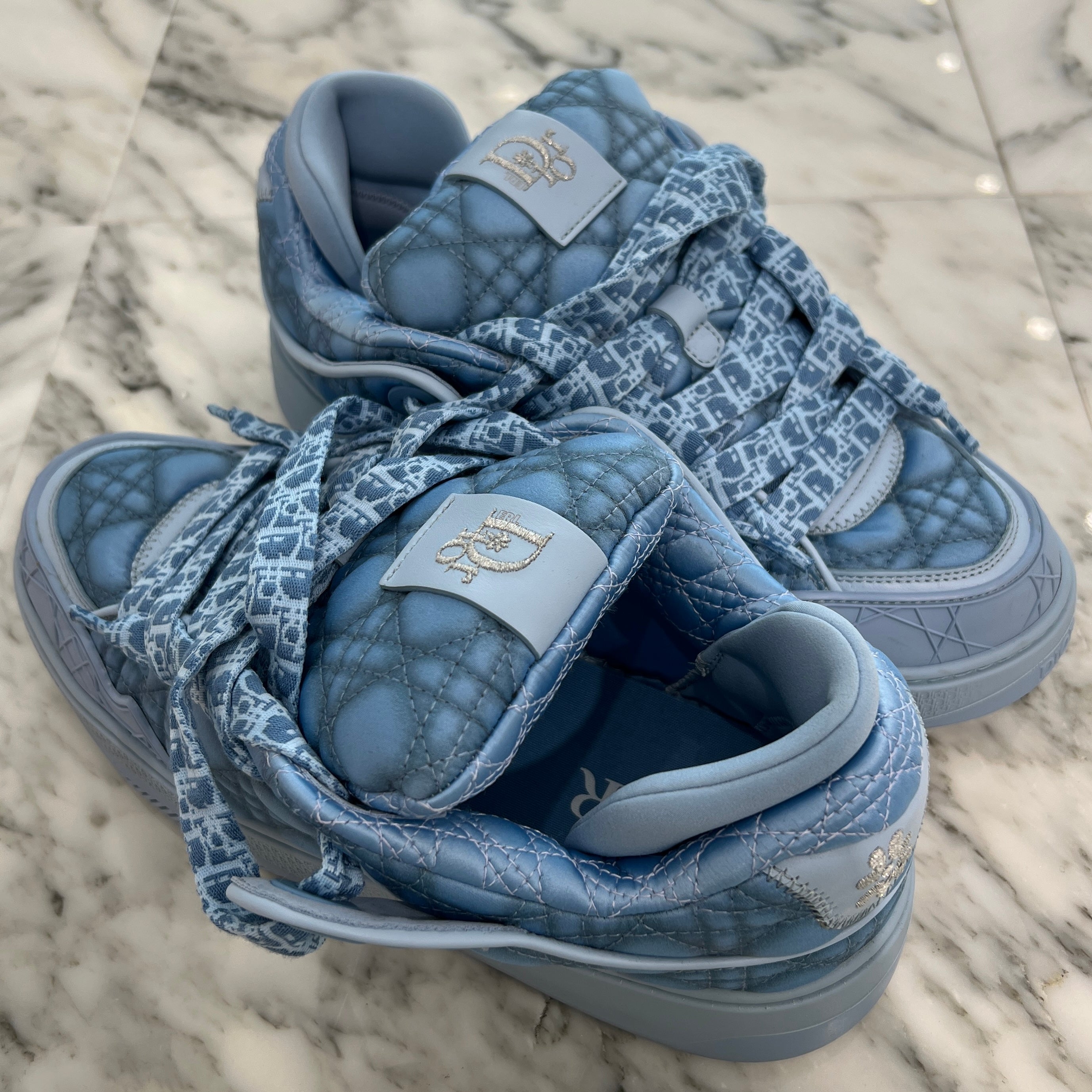 DIOR × ERL 2024SS B9S Oblique Skater Sneakers 3SN288ZAW_H565 Size