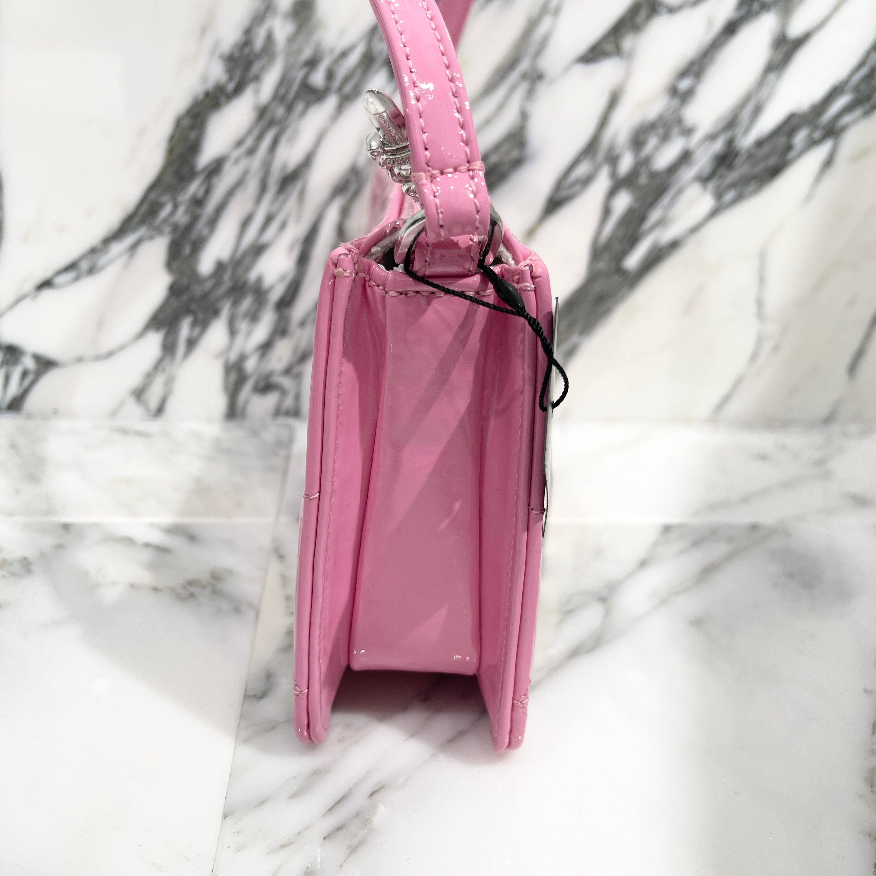 CHROME HEARTS The Night Patent Leather Spider Web Hand Bag クロムハーツ ザ・ナイト パテントレザー スパイダーウェブ ハンドバッグ