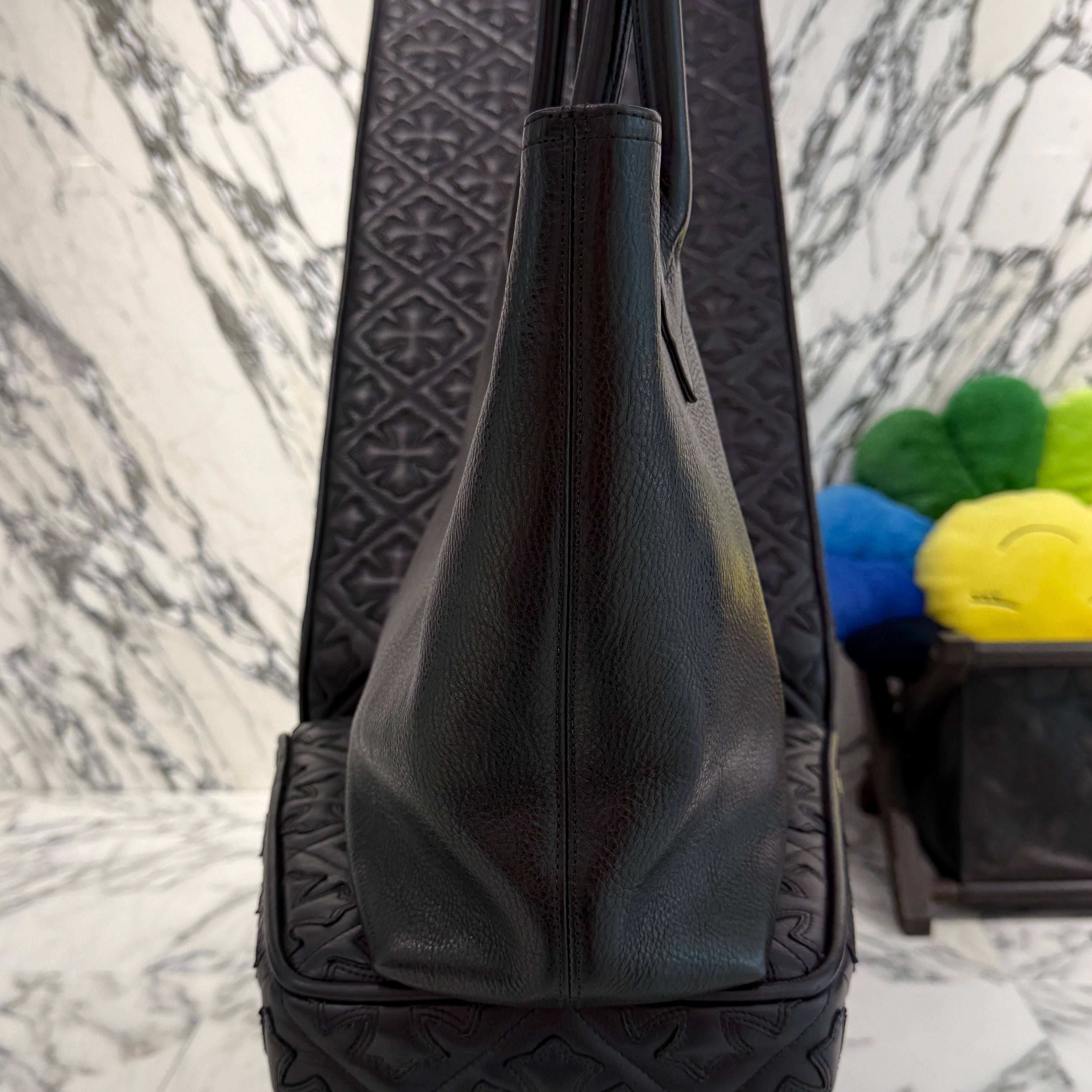 CHROME HEARTS 1 Cross Leather Patch FS Tote Bag クロムハーツ 1クロス レザーパッチ FS トートバッグ