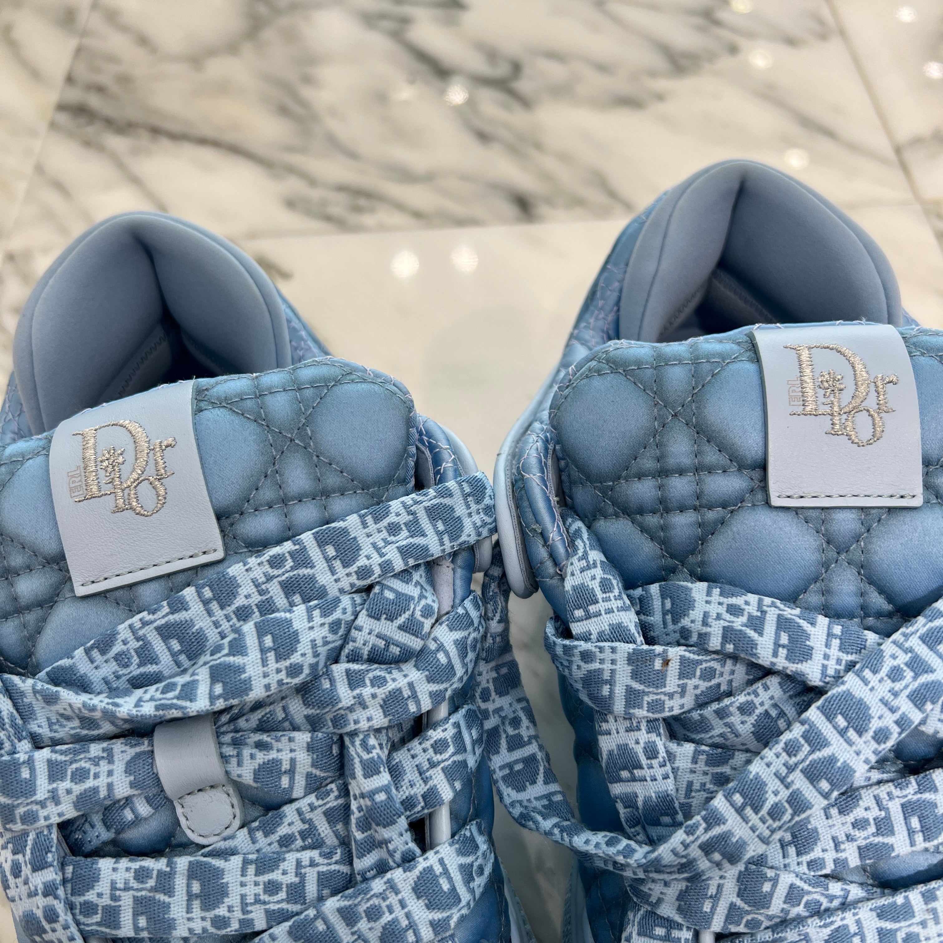 DIOR × ERL 2024SS B9S Oblique Skater Sneakers 3SN288ZAW_H565 Size 41 ディオール × イーアールエル B9S オブリーク スケータスニーカー サイズ41