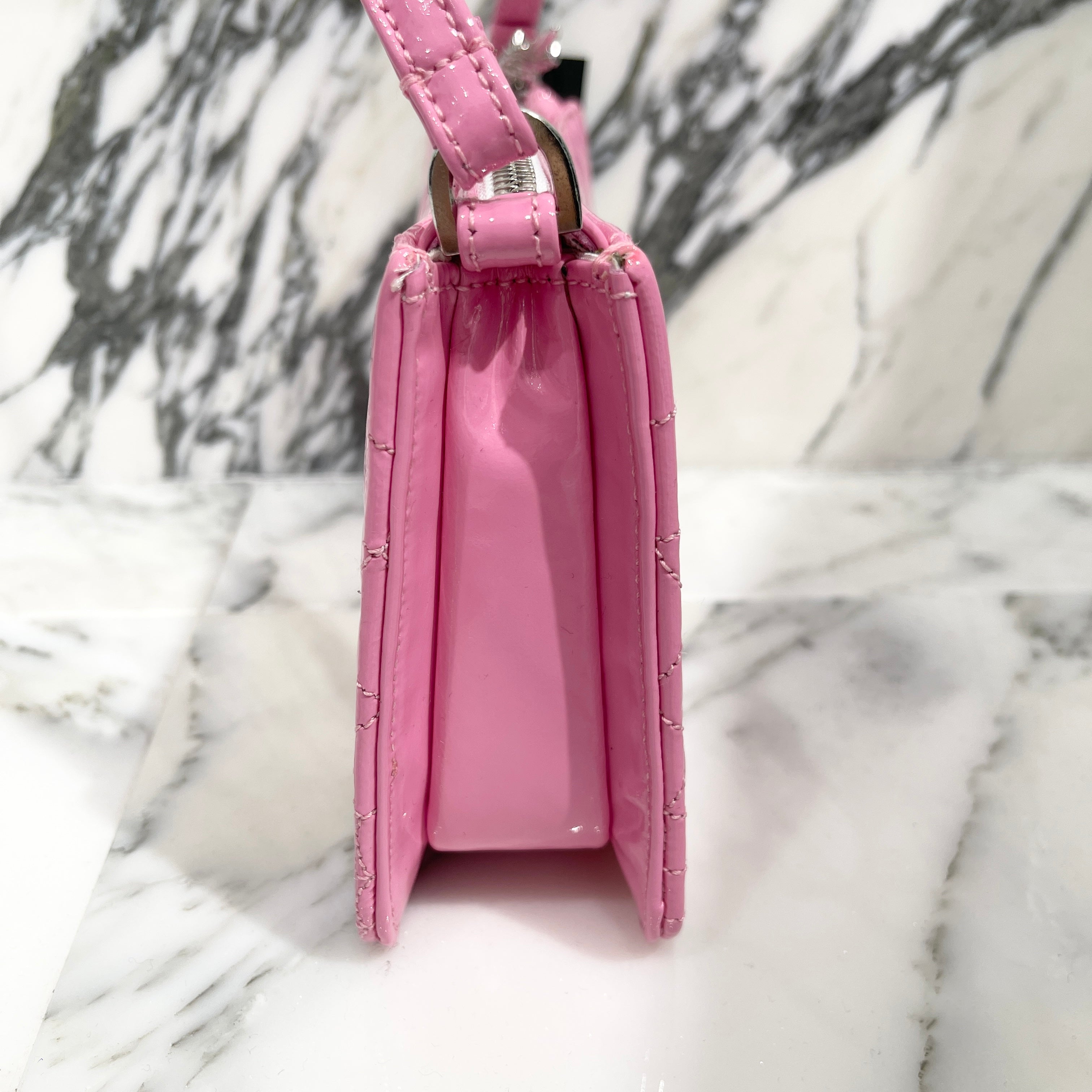 CHROME HEARTS The Night Patent Leather Spider Web Hand Bag クロムハーツ ザ・ナイト パテントレザー スパイダーウェブ ハンドバッグ