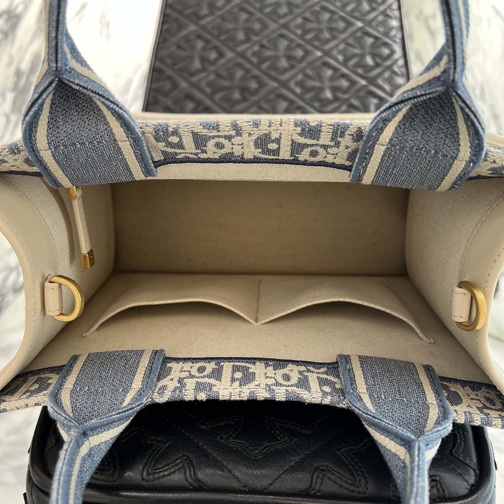 DIOR Oblique Book Tote Bag Small ディオール オブリーク柄 ブックトートバッグ スモール