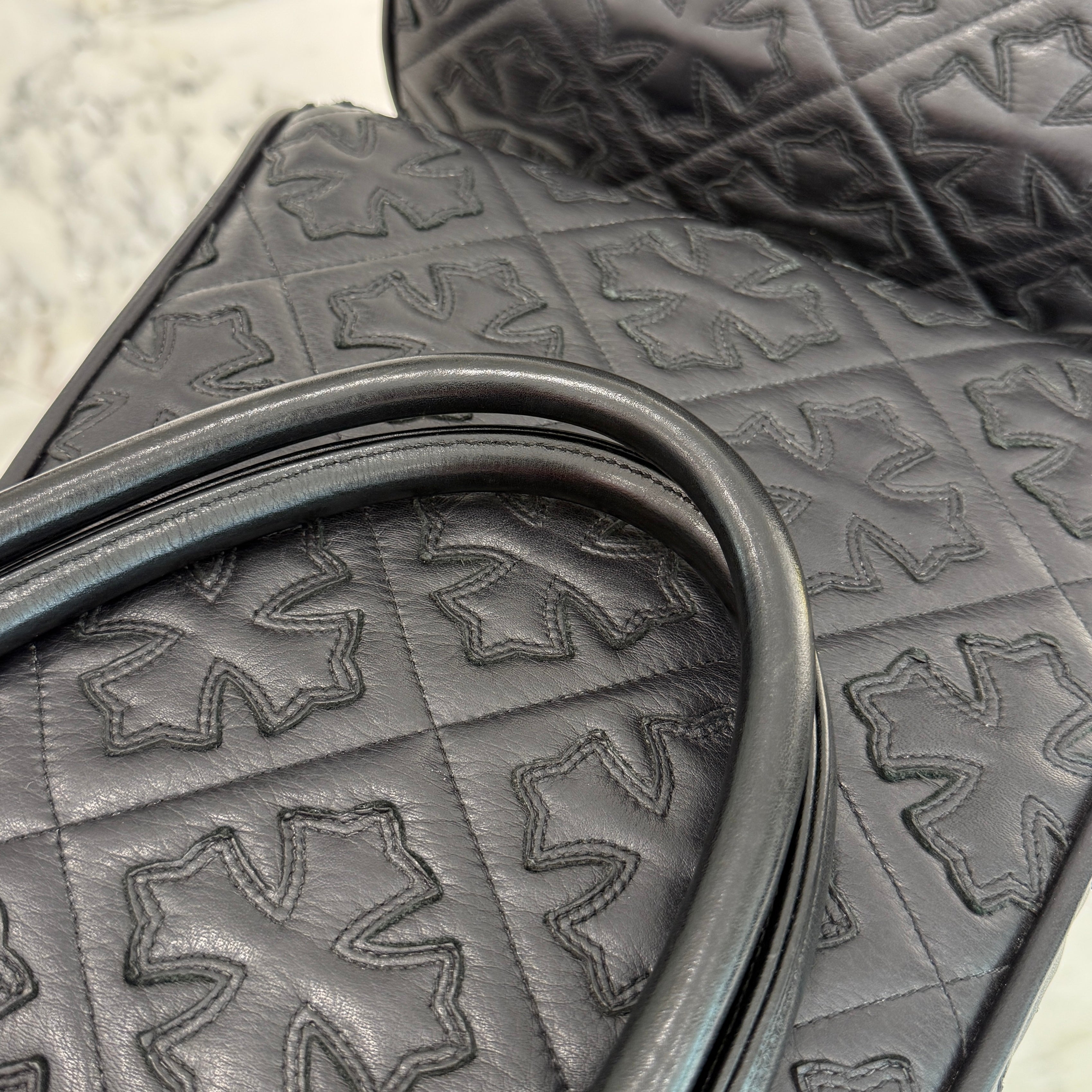 CHROME HEARTS 1 Cross Leather Patch FS Tote Bag クロムハーツ 1クロス レザーパッチ FS トートバッグ