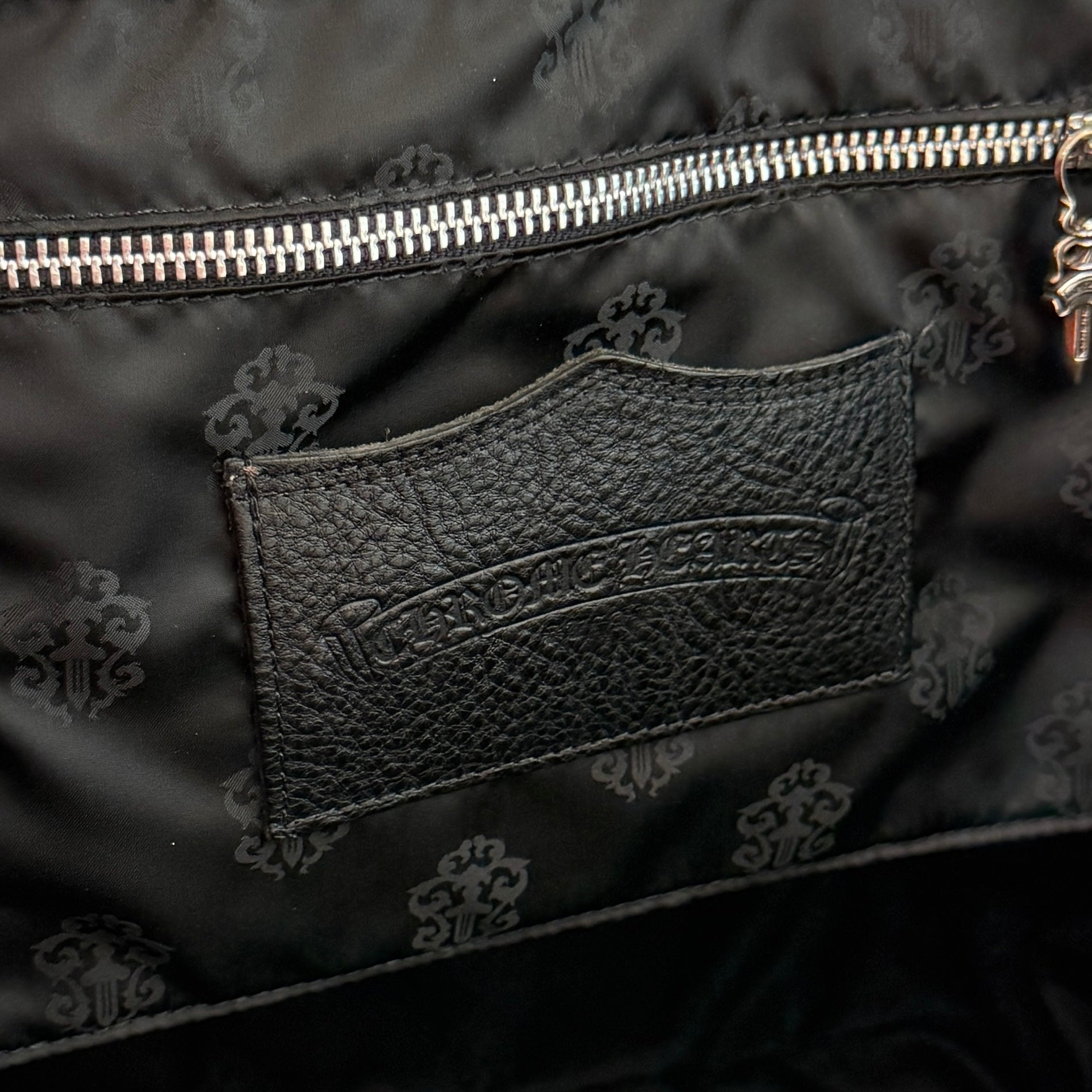 CHROME HEARTS 1 Cross Leather Patch FS Tote Bag クロムハーツ 1クロス レザーパッチ FS トートバッグ