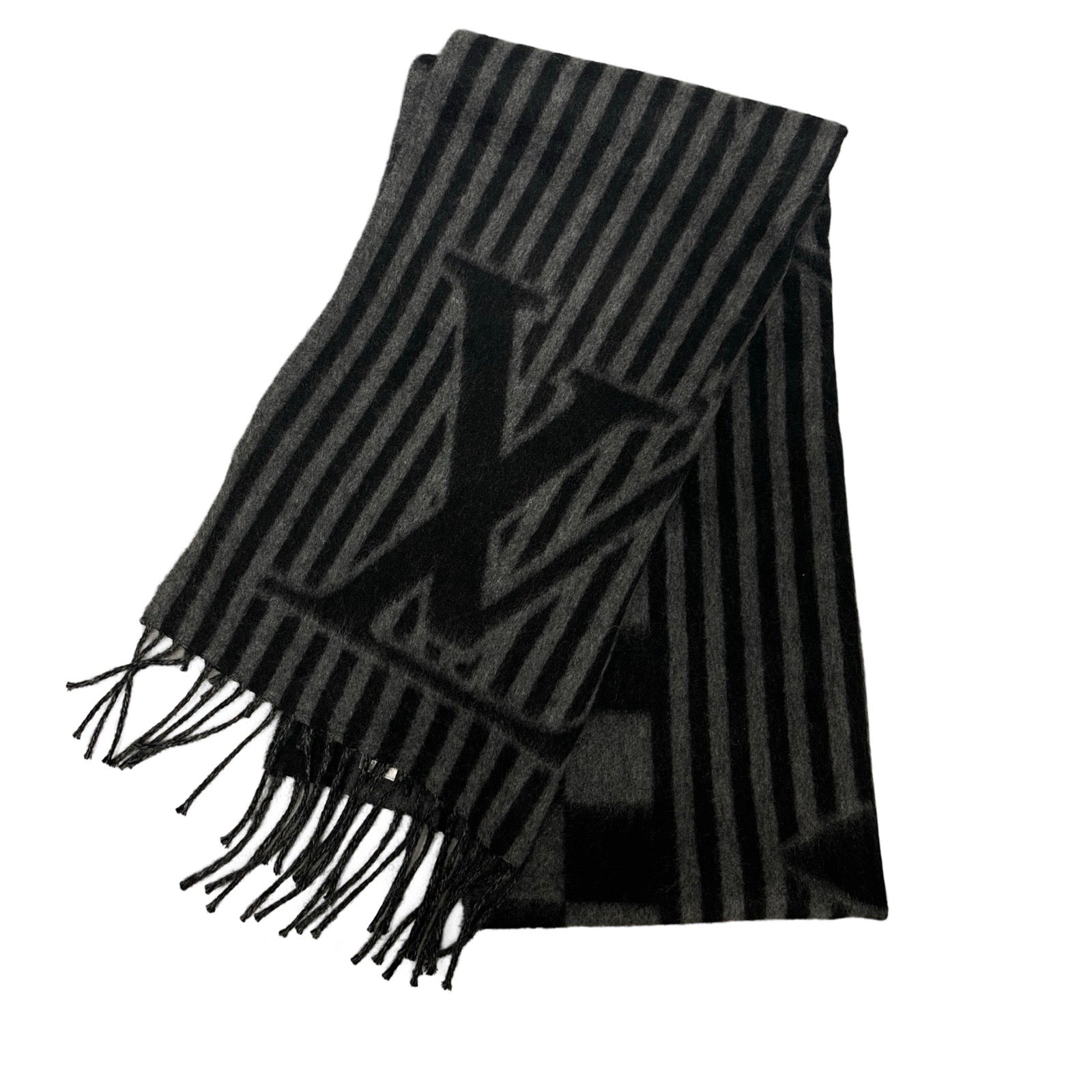 LOUIS VUITTON 2021AW Eshal LV Graphical Cashmere Scarf M00497