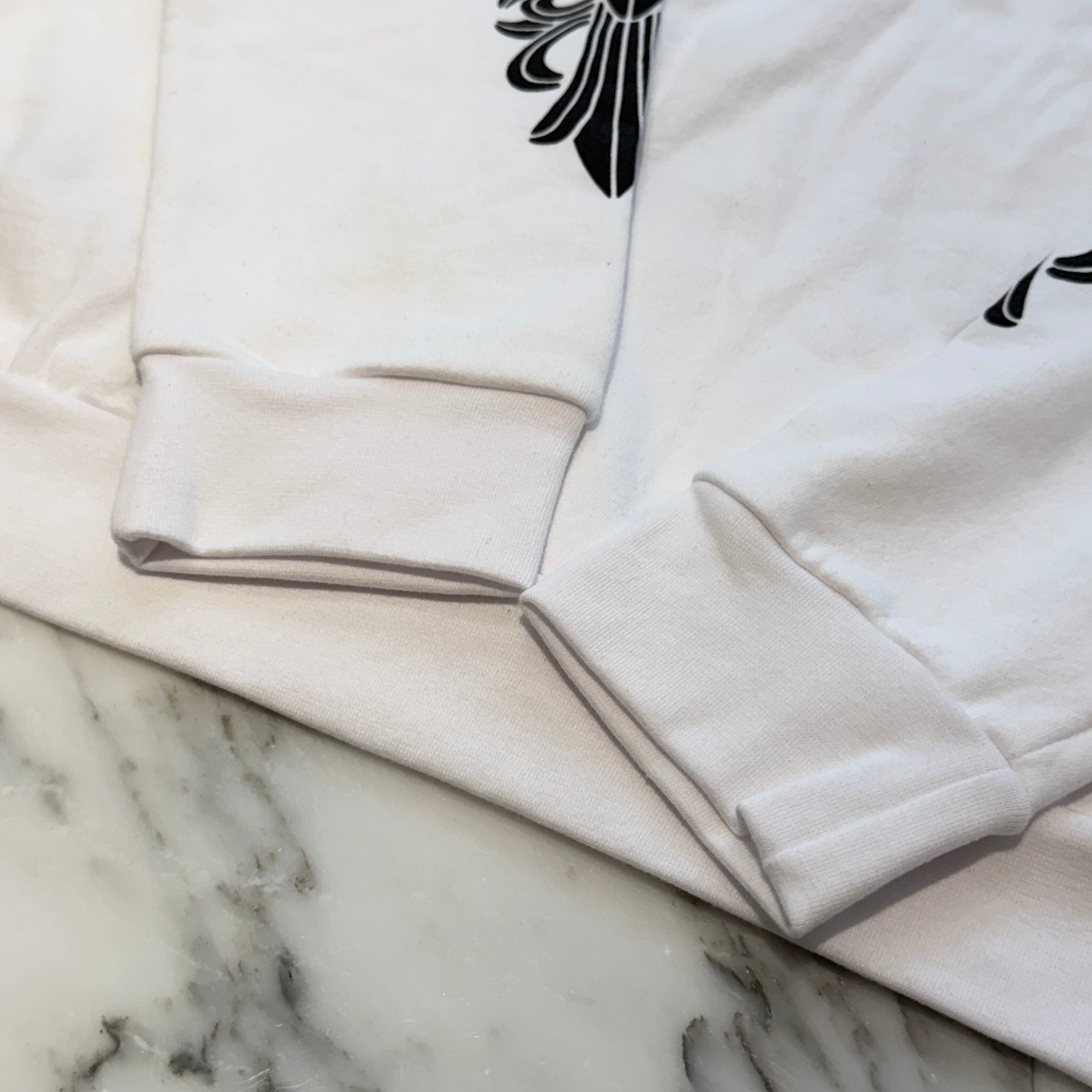 CHROME HEARTS Floral Cross Horseshoe Crewneck Sweat Shirts