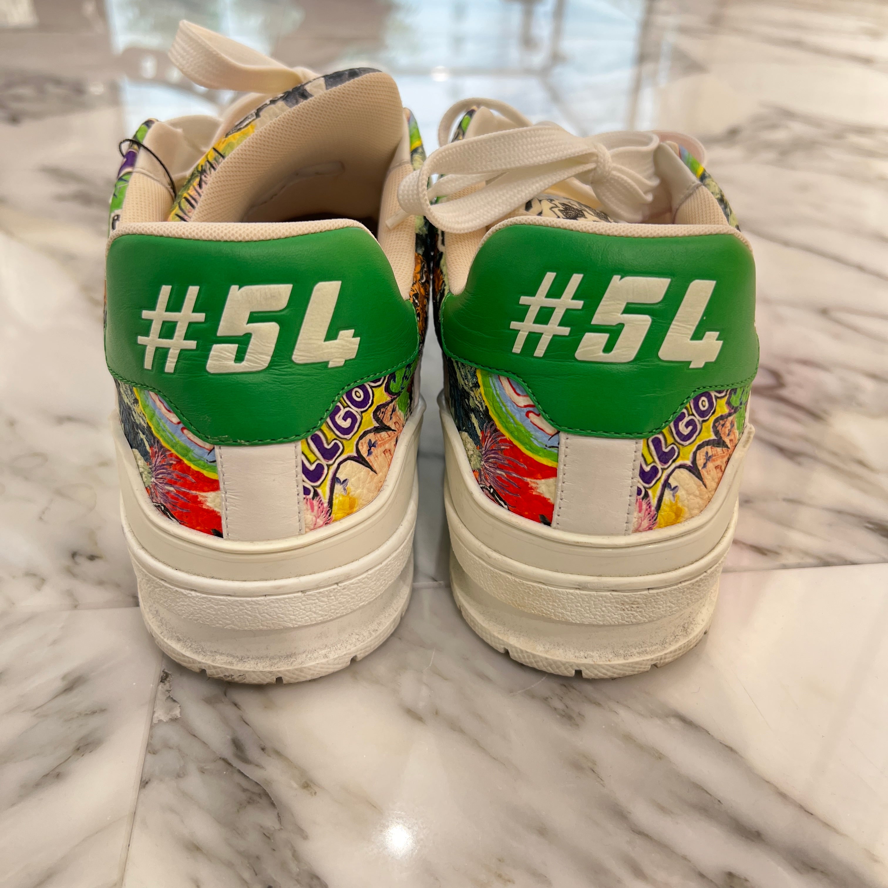 LOUIS VUITTON 23SS LV Trainer Comic Motifs Multi Low Cut