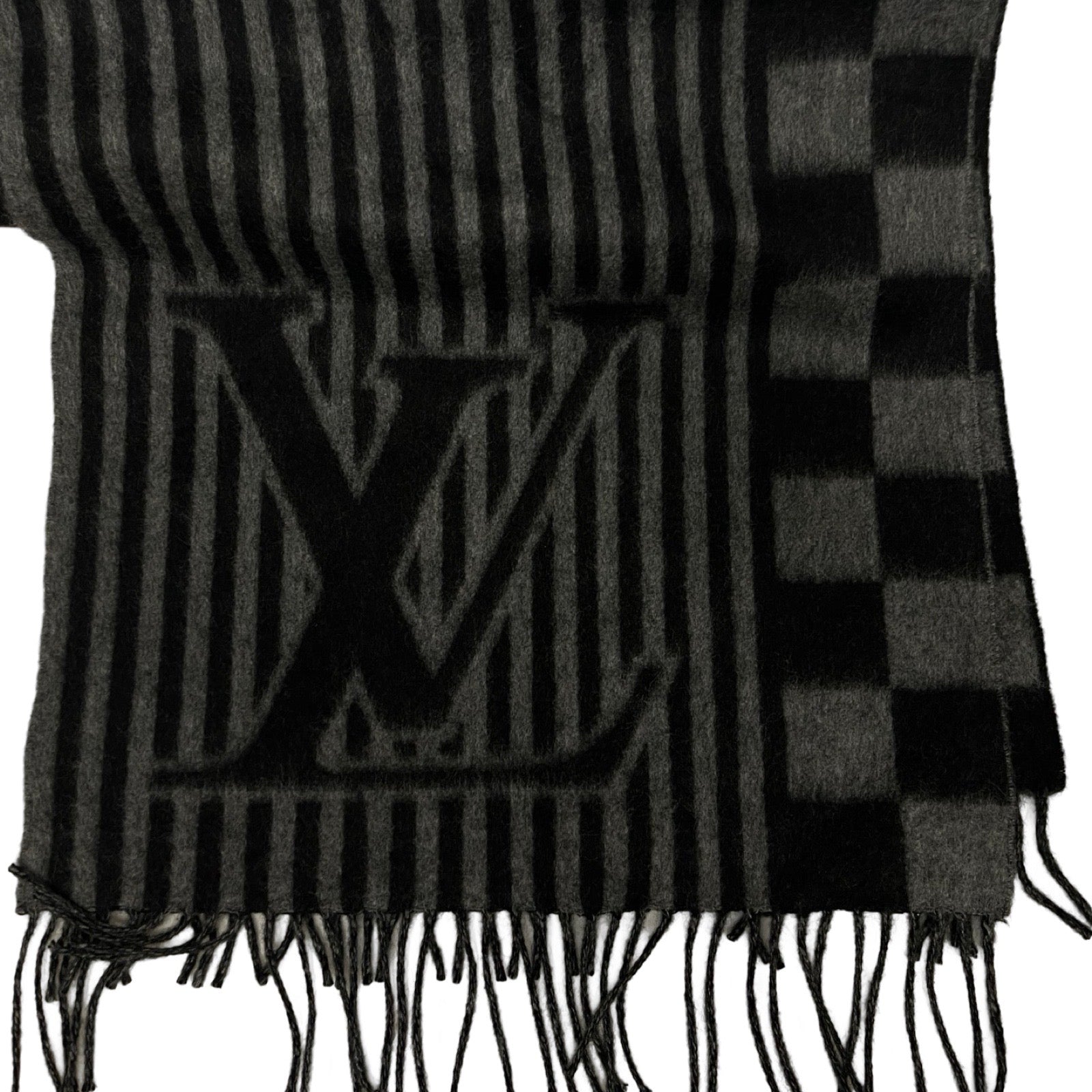 LOUIS VUITTON 2021AW Eshal LV Graphical Cashmere Scarf M00497