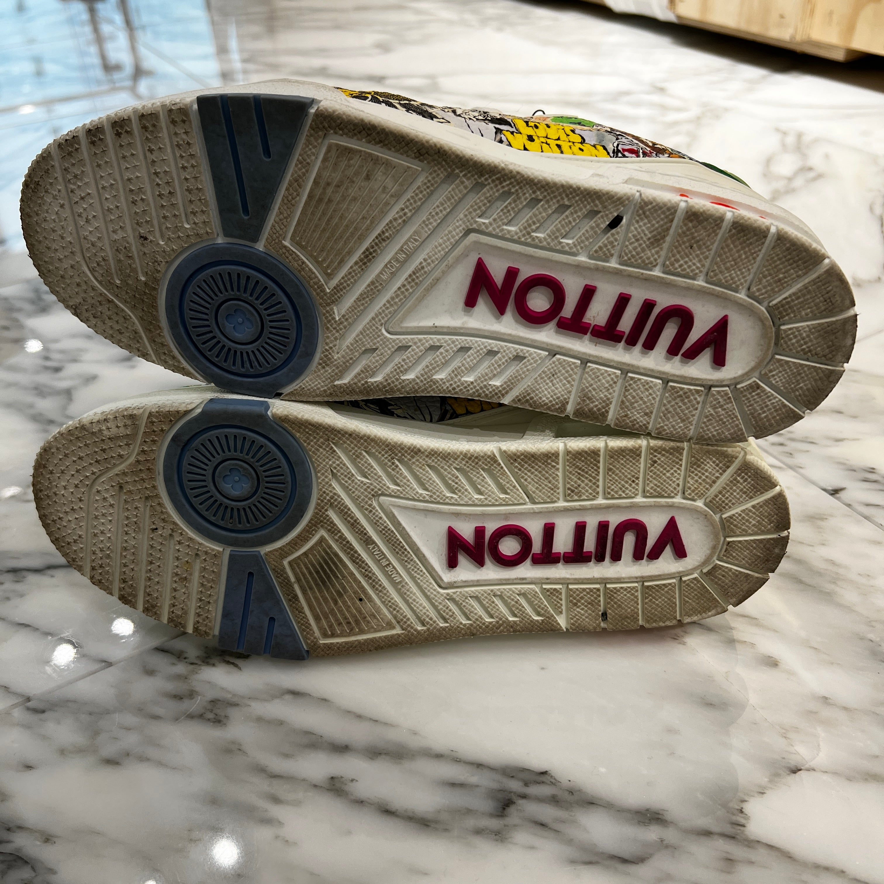 LOUIS VUITTON 23SS LV Trainer Comic Motifs Multi Low Cut Sneakers Size 7 (26.0cm～26.5cm) ルイヴィトン LVトレイナー コミック モチーフ マルチ ローカット スニーカー サイズ7 1/2 (26.0cm～26.5cm)