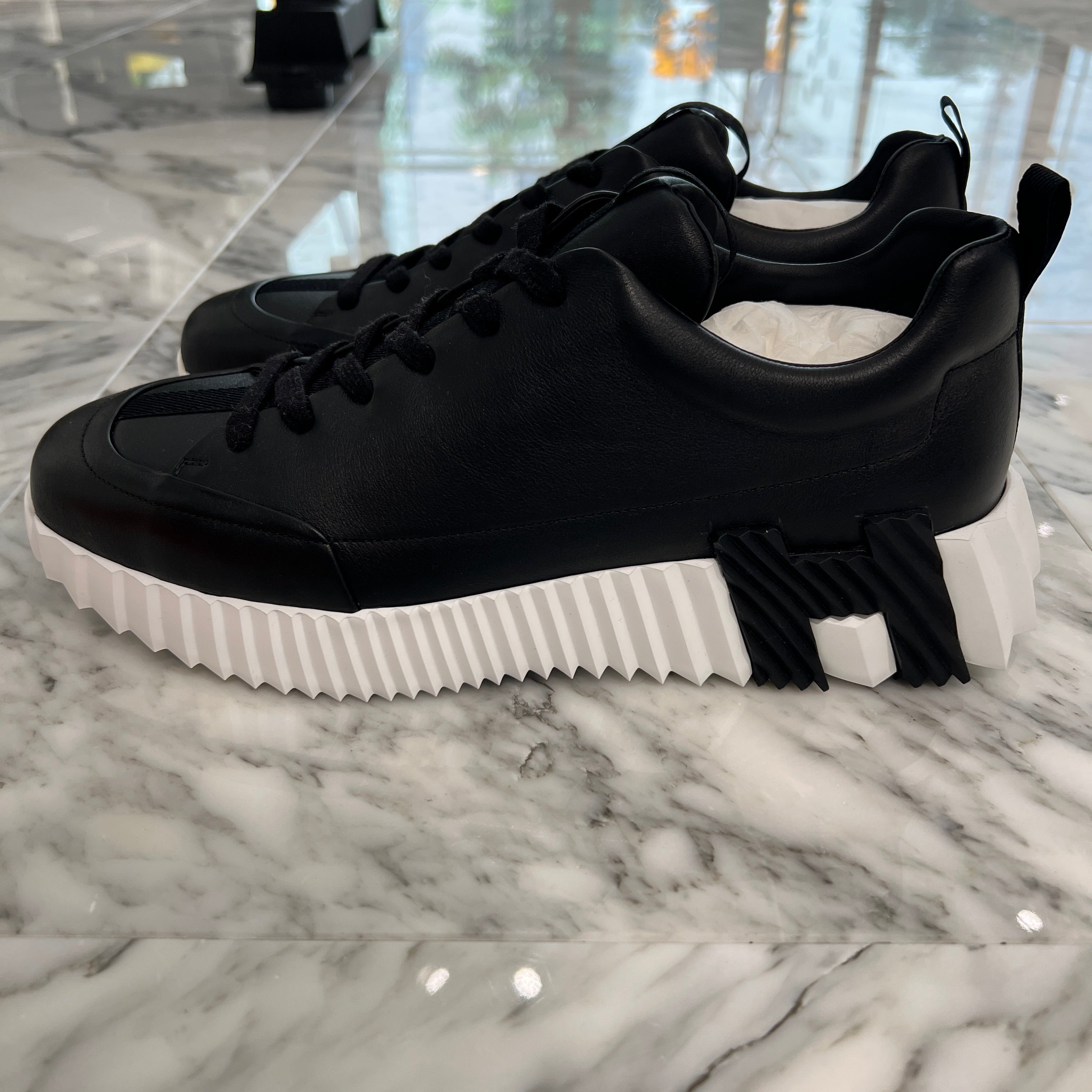 HERMES "Jump" Leather Sneakers Size 44 エルメス "ジャンプ" レザースニーカー サイズ44