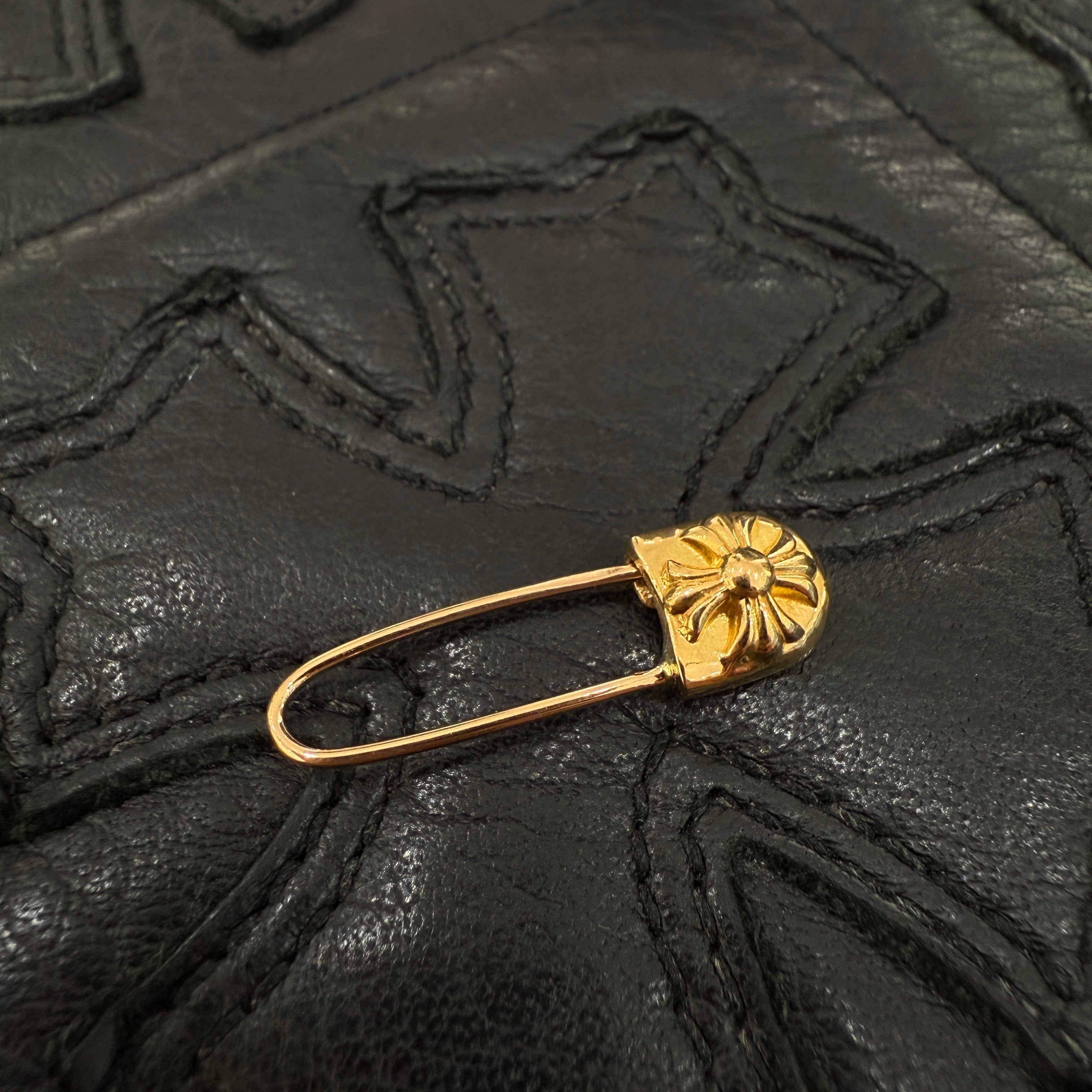 CHROME HEARTS 22K Safety Pin Earrings クロムハーツ 22K セーフティ ピン イヤリング ピアス