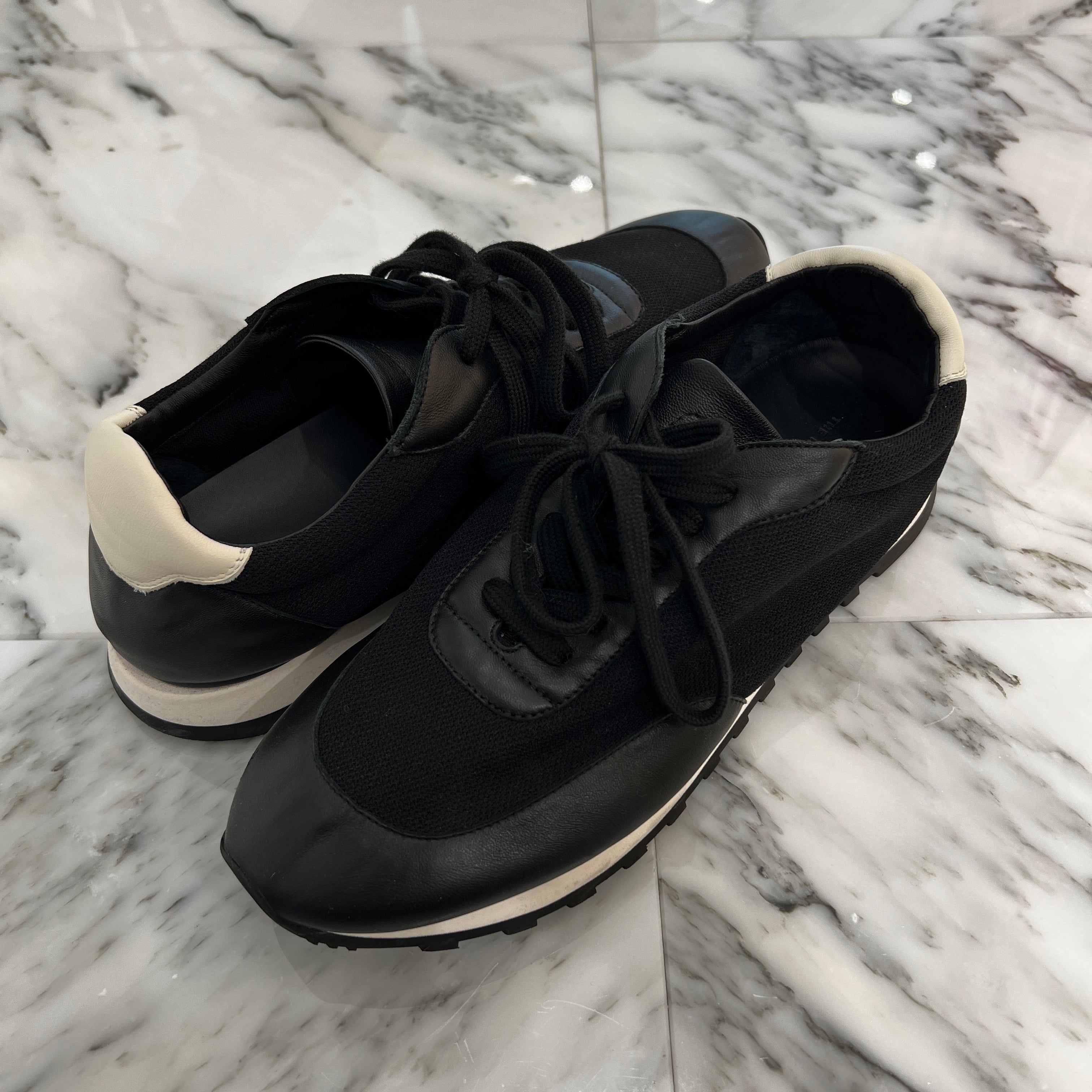 THE LOW 2024AW Owen Runner Leather Trim Sneakers Size 42（26.5cm～27cm）ザ・ロウ オウェン ランナー レザートリム スニーカー サイズ42（26.5cm～27cm）