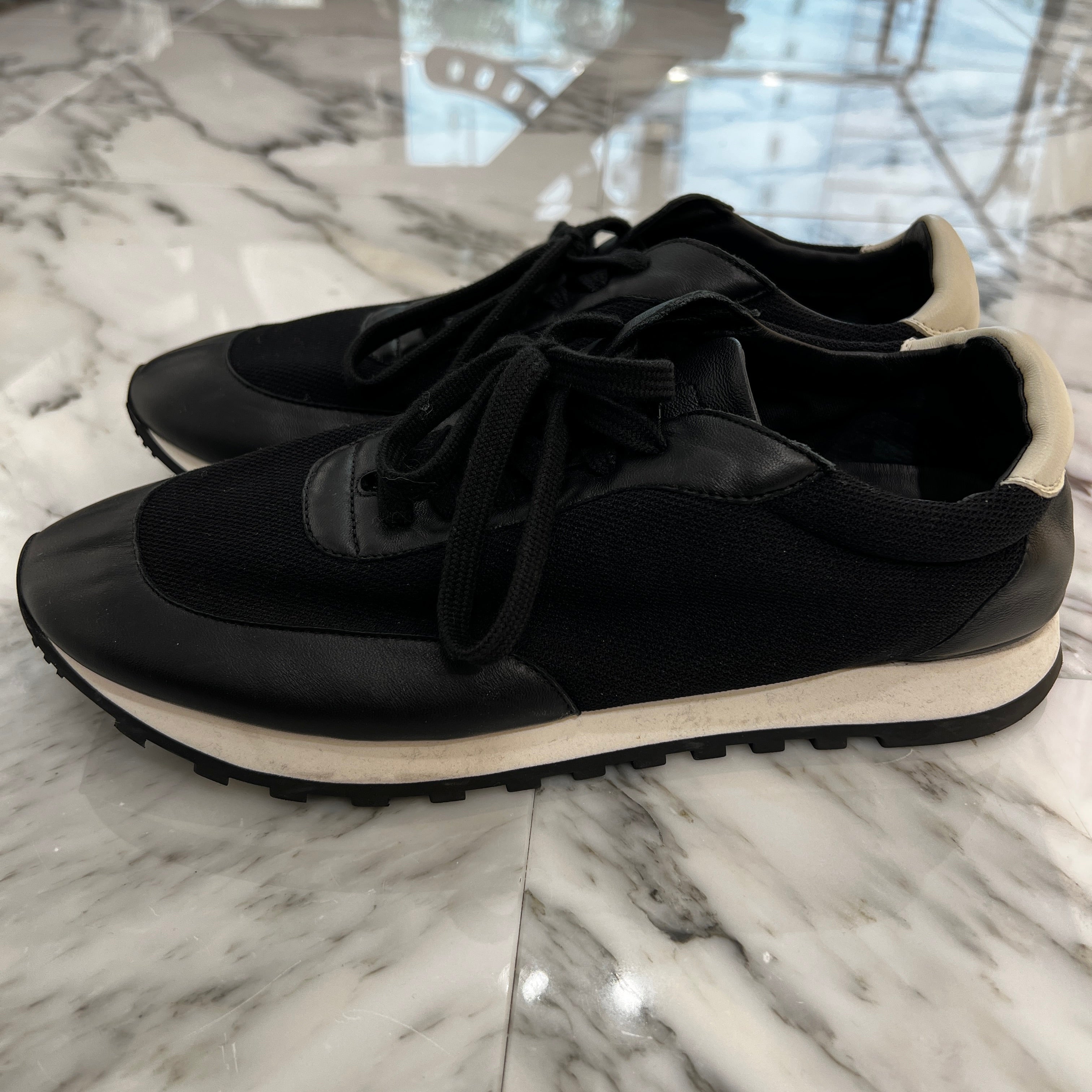 THE LOW 2024AW Owen Runner Leather Trim Sneakers Size 42（26.5cm～27cm）ザ・ロウ オウェン ランナー レザートリム スニーカー サイズ42（26.5cm～27cm）