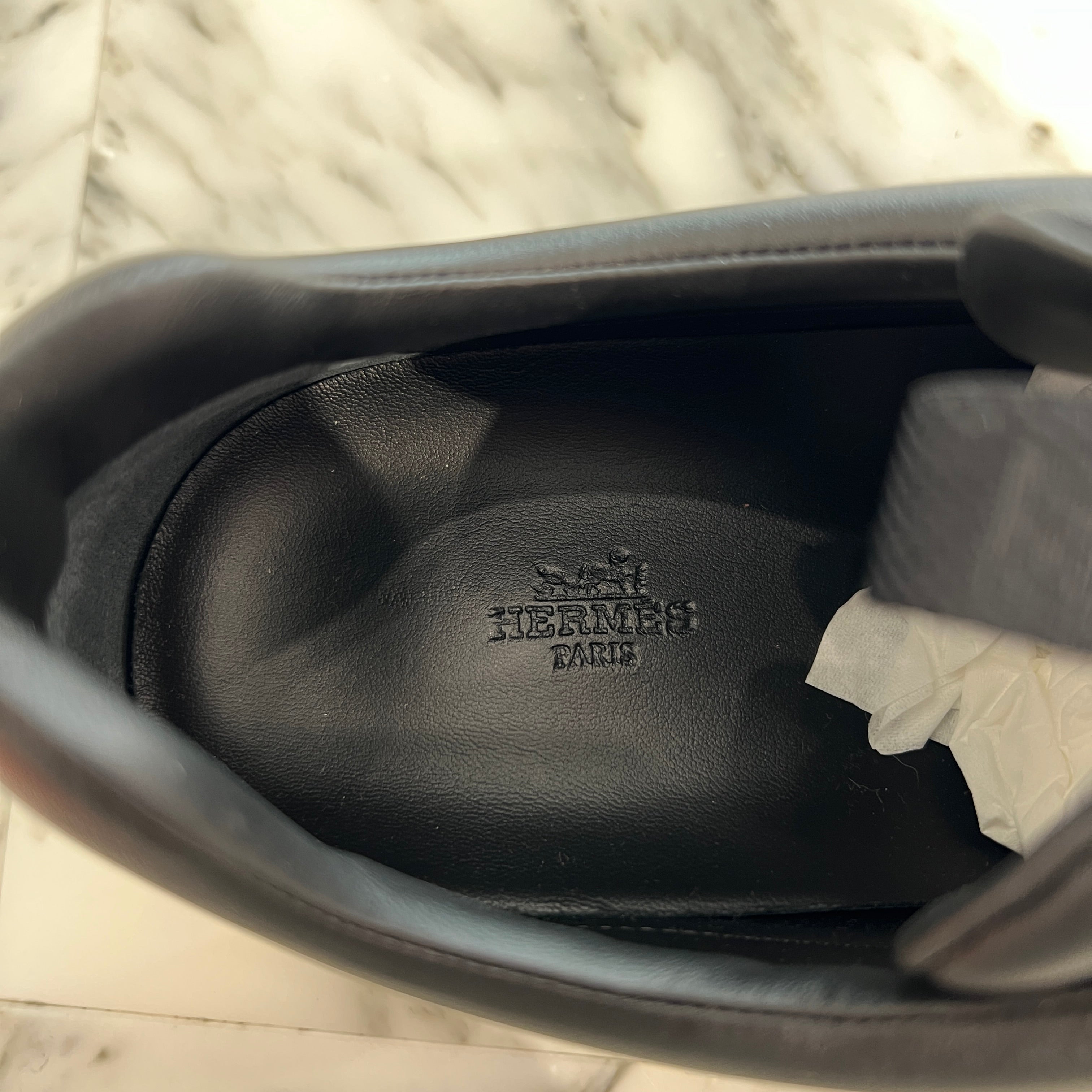 HERMES "Jump" Leather Sneakers Size 44 エルメス "ジャンプ" レザースニーカー サイズ44