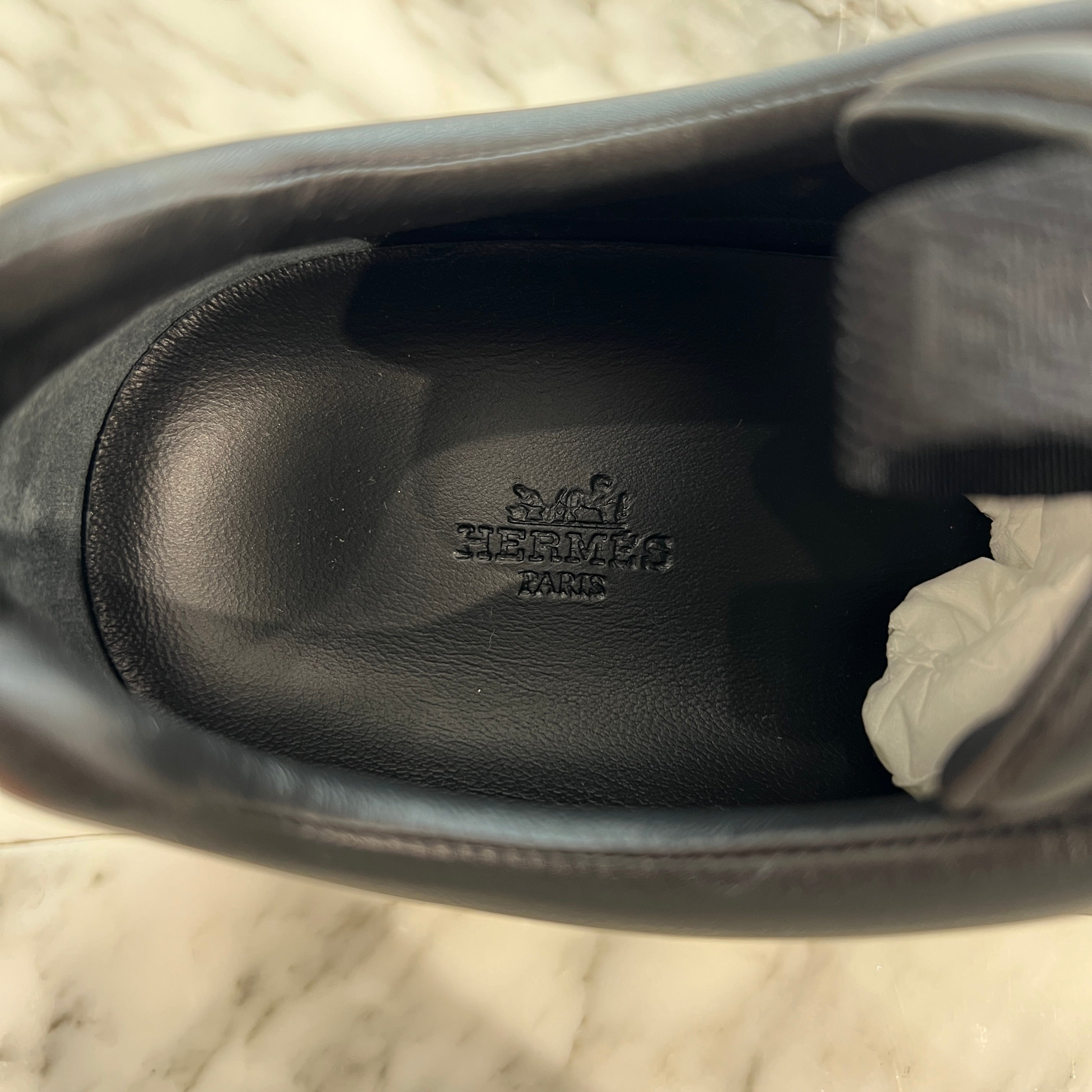 HERMES "Jump" Leather Sneakers Size 44 エルメス "ジャンプ" レザースニーカー サイズ44