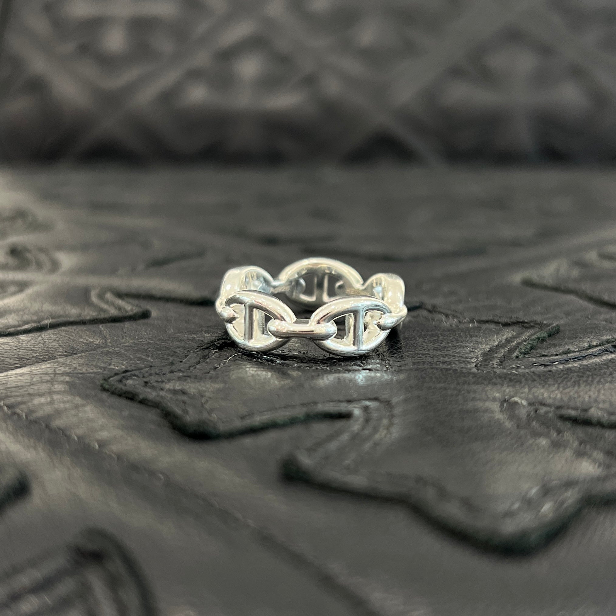 HERMES Ag925 Chaine d’Ancre Enchainee PM Ring Size 14号 エルメス Ag925 シェーヌダンクル アンシェネ PM リング サイズ14号