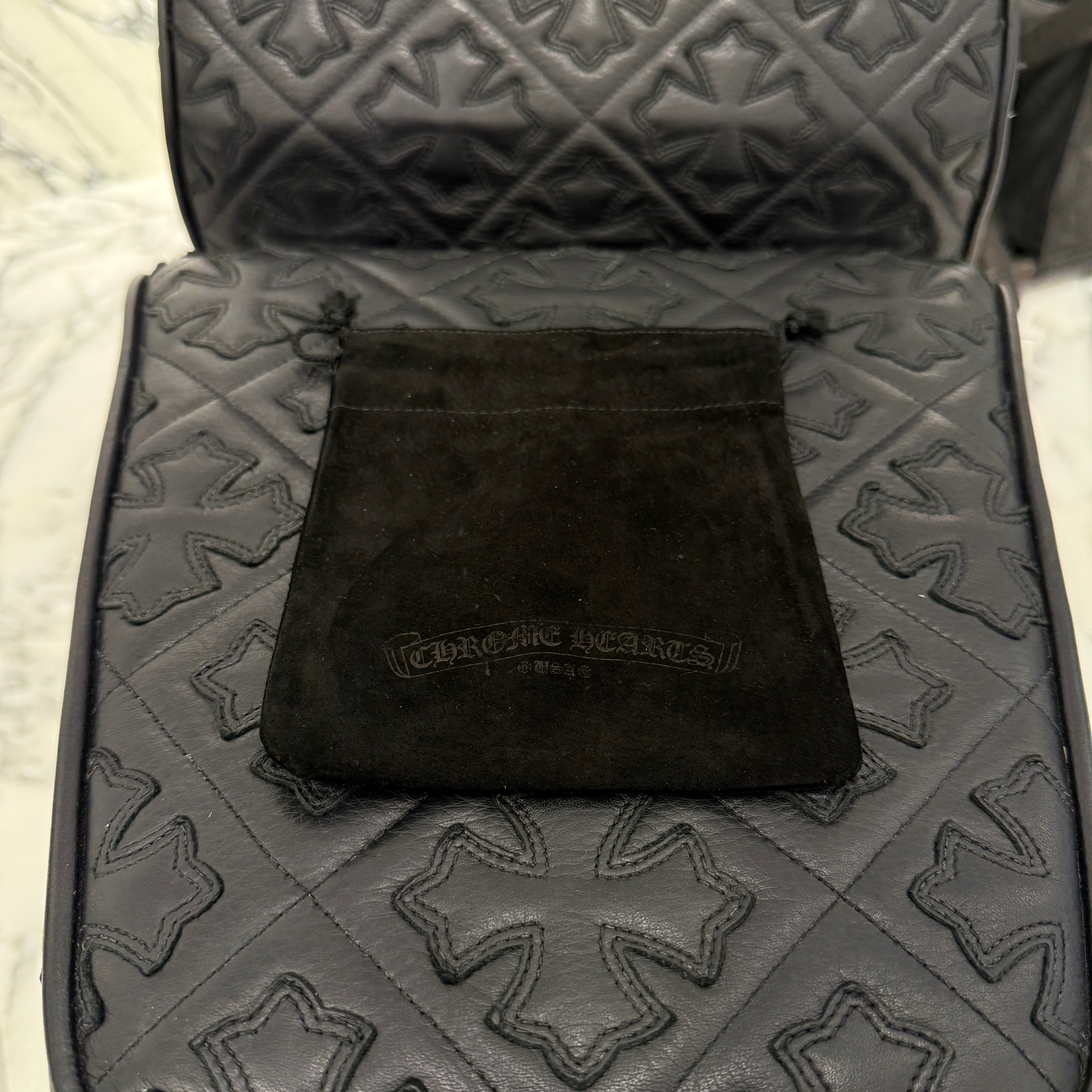 CHROME HEARTS Wave Mini Cross Ball Wallet クロムハーツ ウェイブミニ クロスボール ウォレット