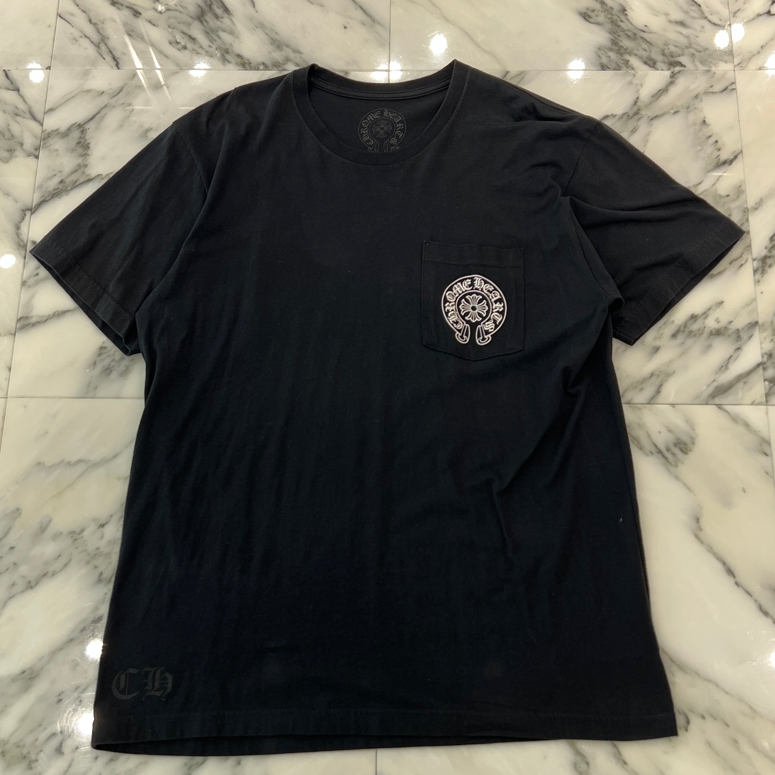 ◆送料込【Chrome Hearts】horseshoe ロゴ Tシャツ ホノルル限定 CHROME HEARTS / クロムハーツ ホースシュー Tシャツ ホノルル