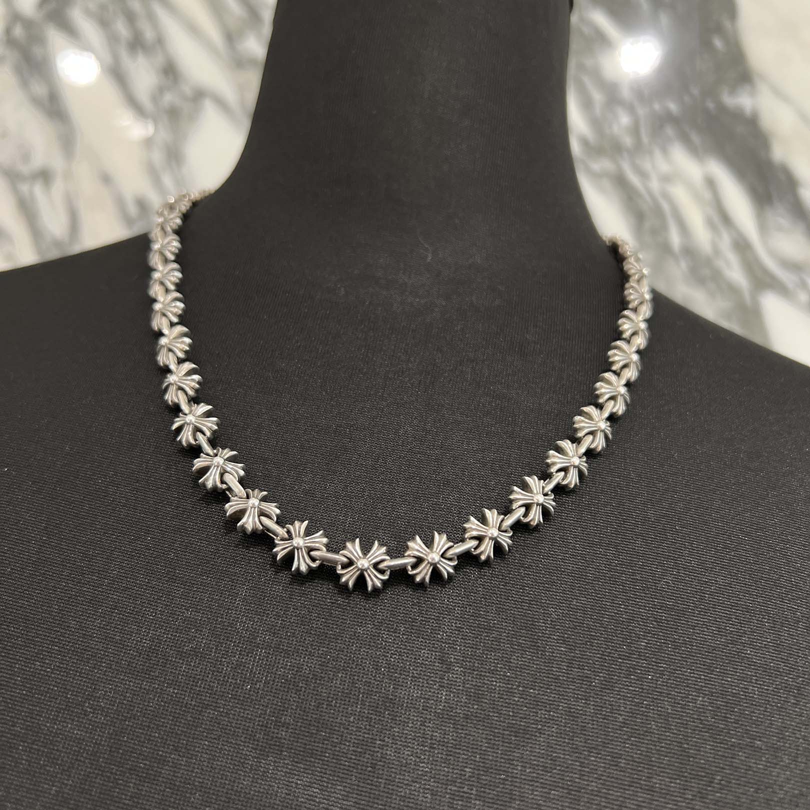 CHROME HEARTS CHROME HEARTS X LINK CH Plus Neckless Chain 38 LINK クロムハーツ Xリンク CHプラス ネックレスチェーン 38リンク