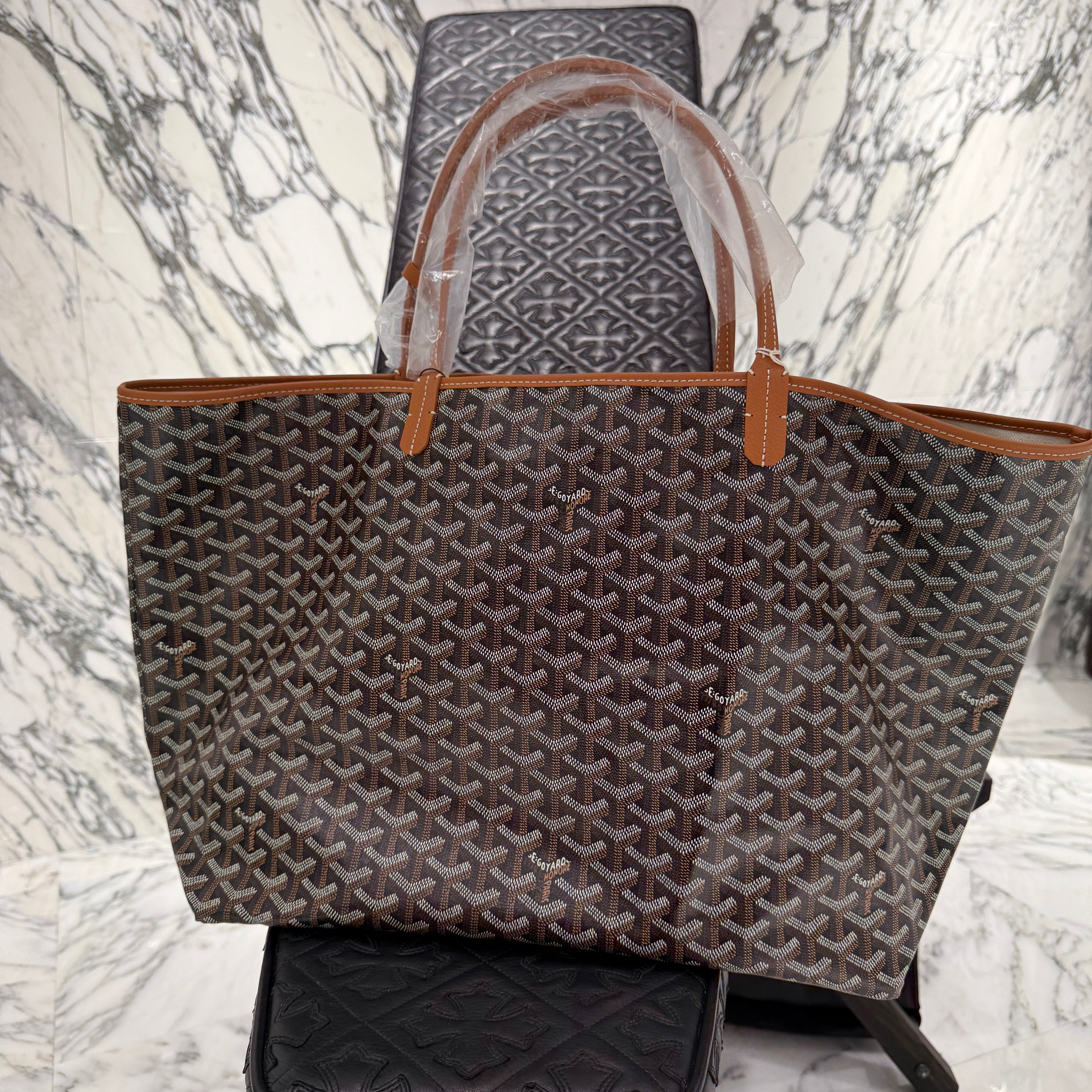 GOYARD Saint Louis GM Tote Bag "BLACK&NATURAL" STLOUIGMLTY08CL08P ゴヤール サン・ルイ GM トートバッグ ”ブラック＆ナチュラル”