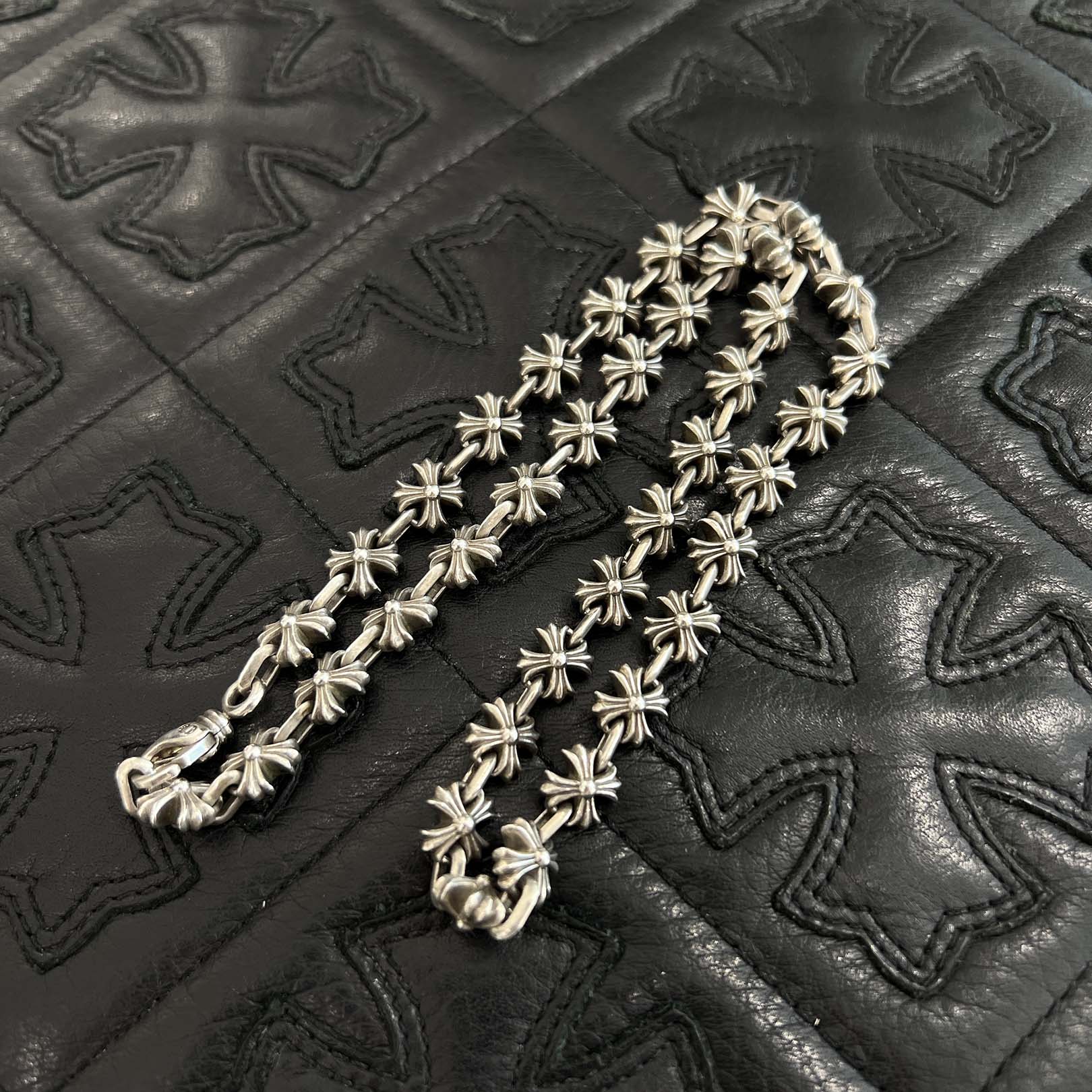 CHROME HEARTS CHROME HEARTS X LINK CH Plus Neckless Chain 38 LINK クロムハーツ Xリンク CHプラス ネックレスチェーン 38リンク