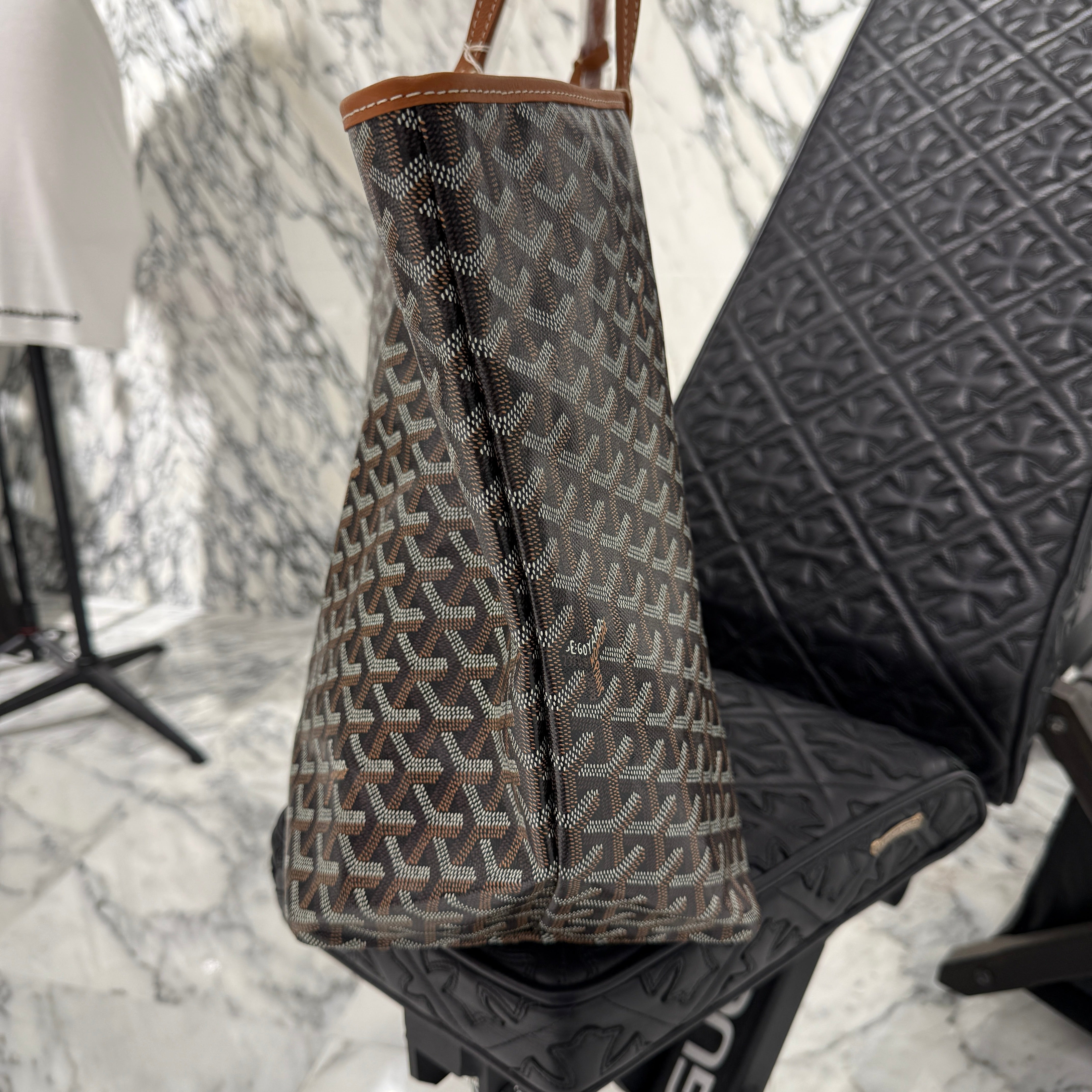 GOYARD Saint Louis GM Tote Bag "BLACK&NATURAL" STLOUIGMLTY08CL08P ゴヤール サン・ルイ GM トートバッグ ”ブラック＆ナチュラル”