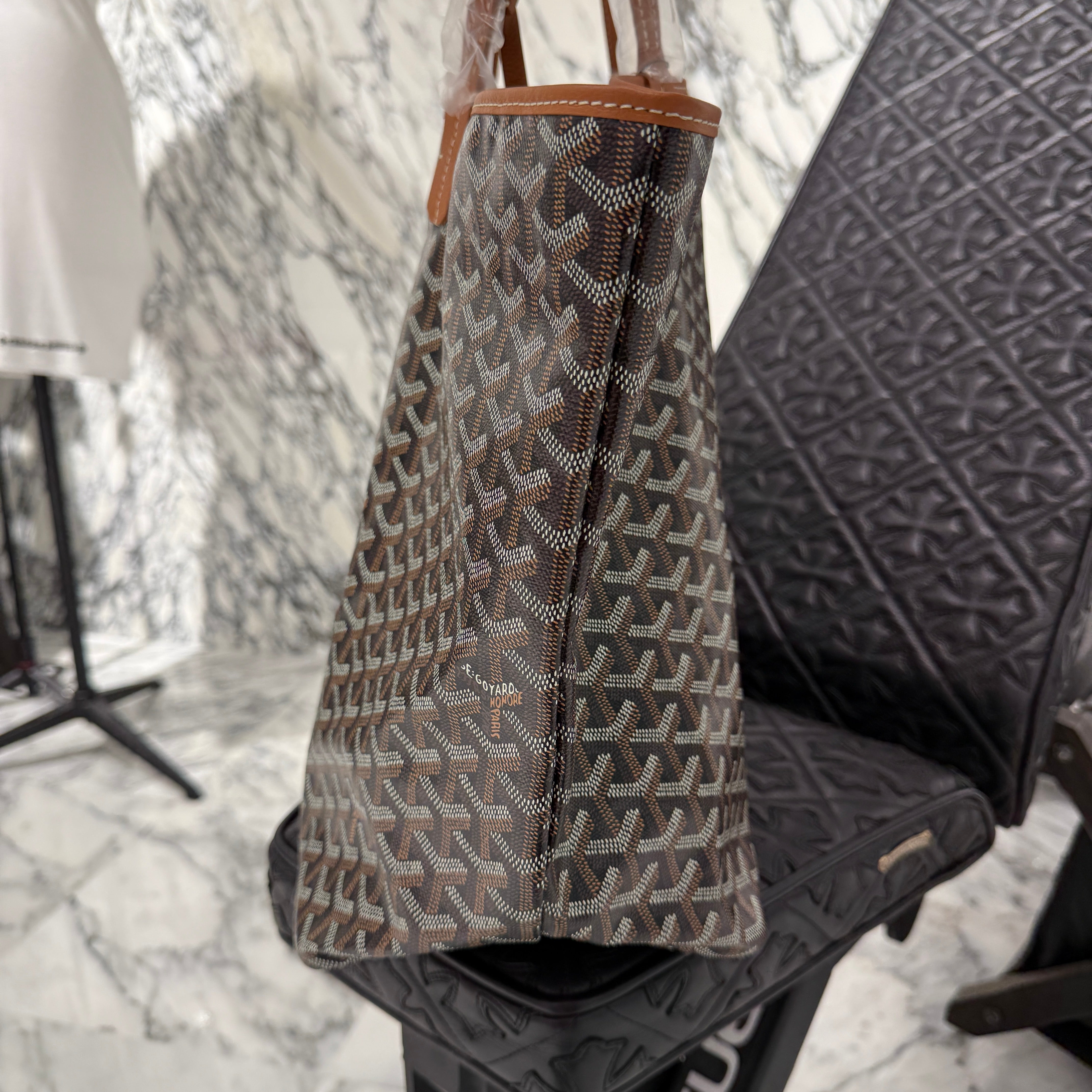 GOYARD Saint Louis GM Tote Bag "BLACK&NATURAL" STLOUIGMLTY08CL08P ゴヤール サン・ルイ GM トートバッグ ”ブラック＆ナチュラル”