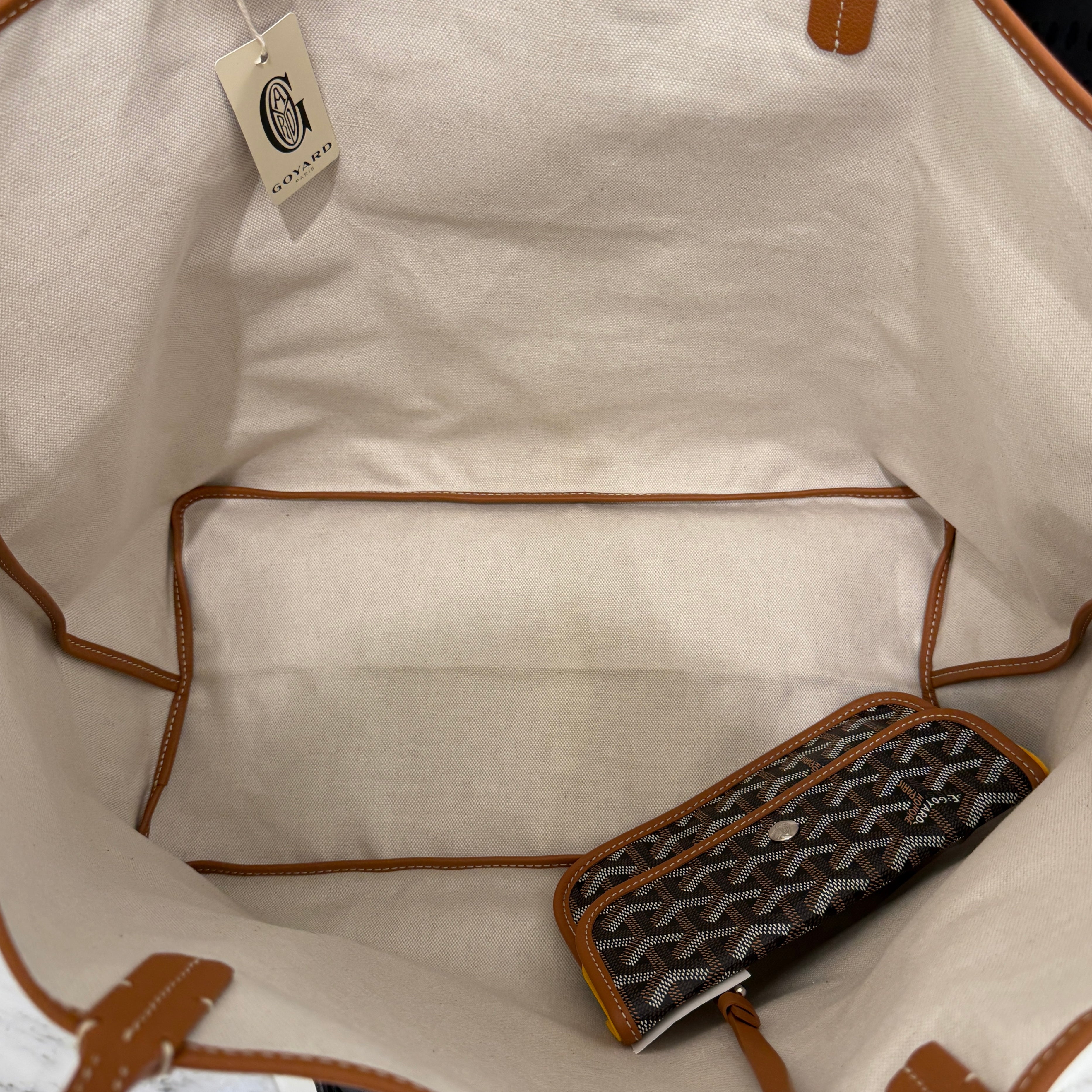 GOYARD Saint Louis GM Tote Bag "BLACK&NATURAL" STLOUIGMLTY08CL08P ゴヤール サン・ルイ GM トートバッグ ”ブラック＆ナチュラル”