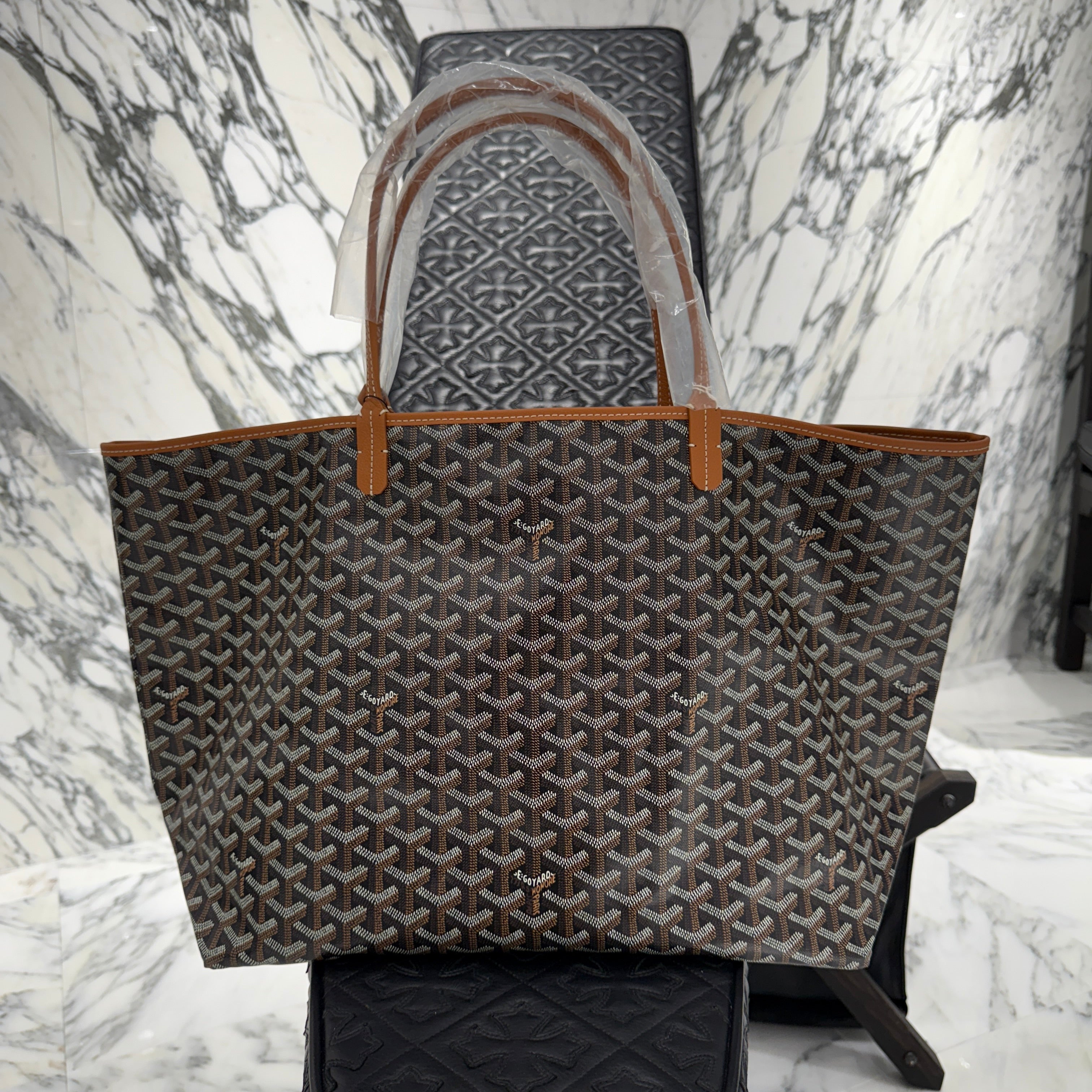 GOYARD Saint Louis GM Tote Bag "BLACK&NATURAL" STLOUIGMLTY08CL08P ゴヤール サン・ルイ GM トートバッグ ”ブラック＆ナチュラル”