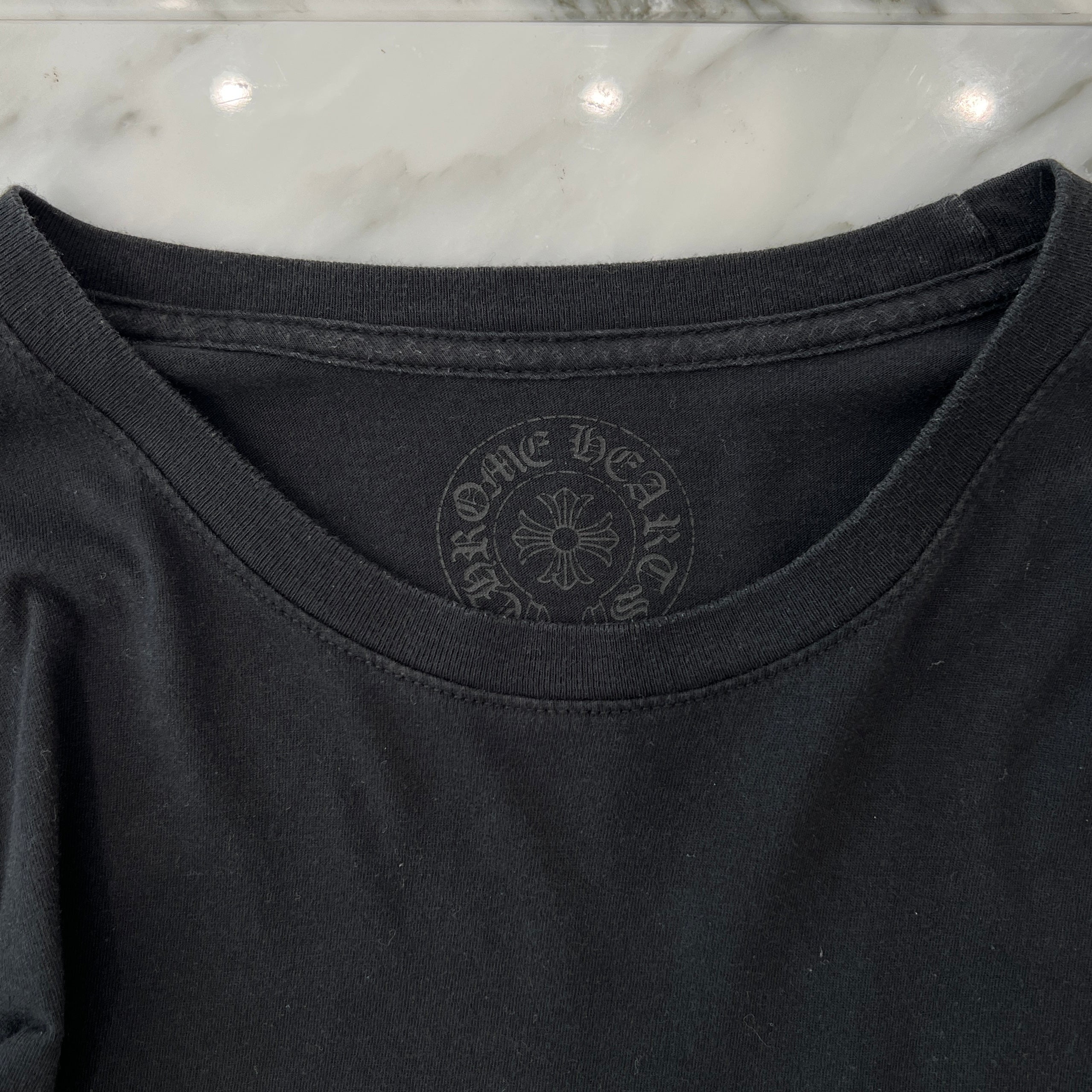 CHROME HEARTS King Taco 3 Cemetery Cross Print Long Sleeve Tee Size L クロムハーツ キングタコ 3 セメタリークロス プリント ロングスリーブ Tシャツ サイズL