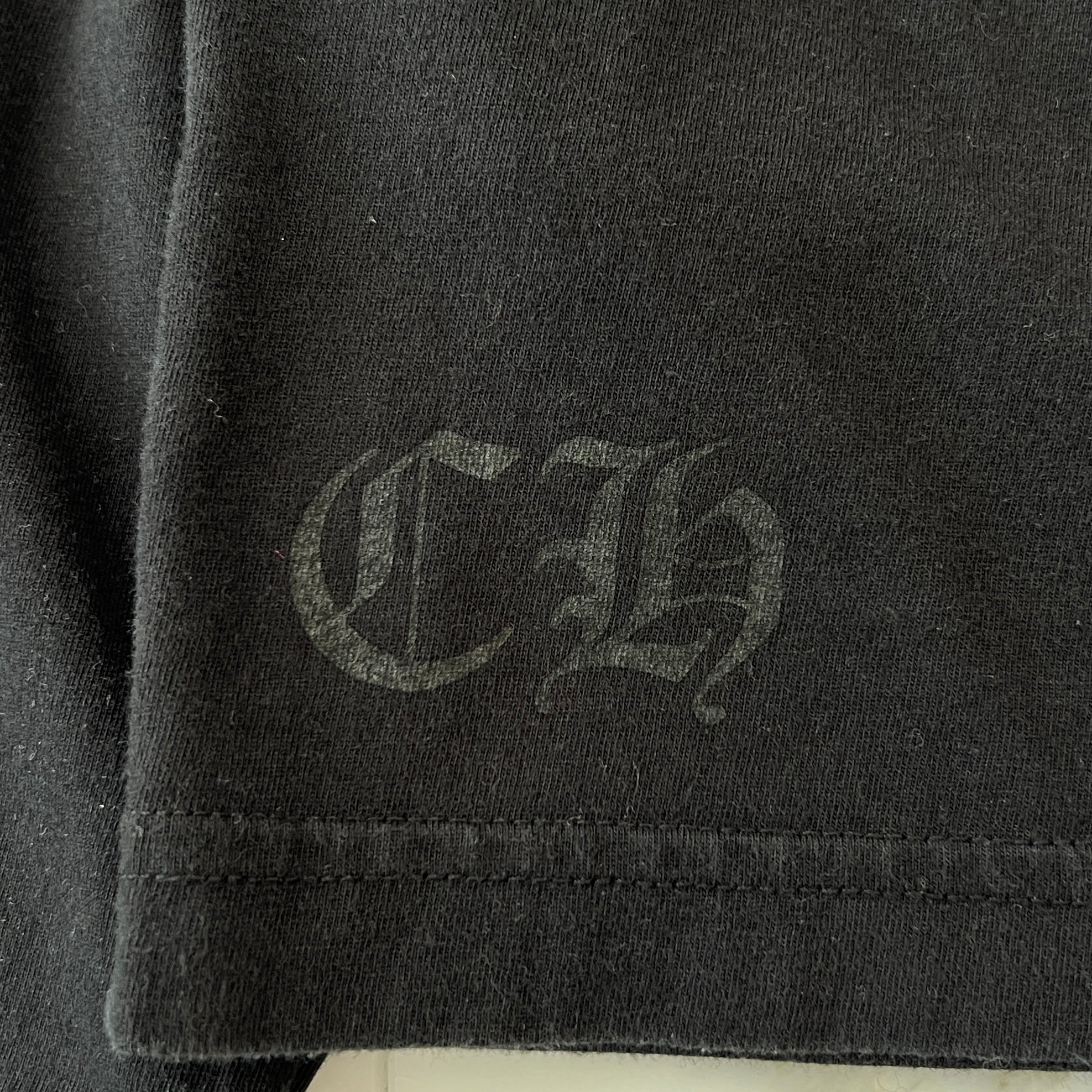 CHROME HEARTS King Taco 3 Cemetery Cross Print Long Sleeve Tee Size L クロムハーツ キングタコ 3 セメタリークロス プリント ロングスリーブ Tシャツ サイズL