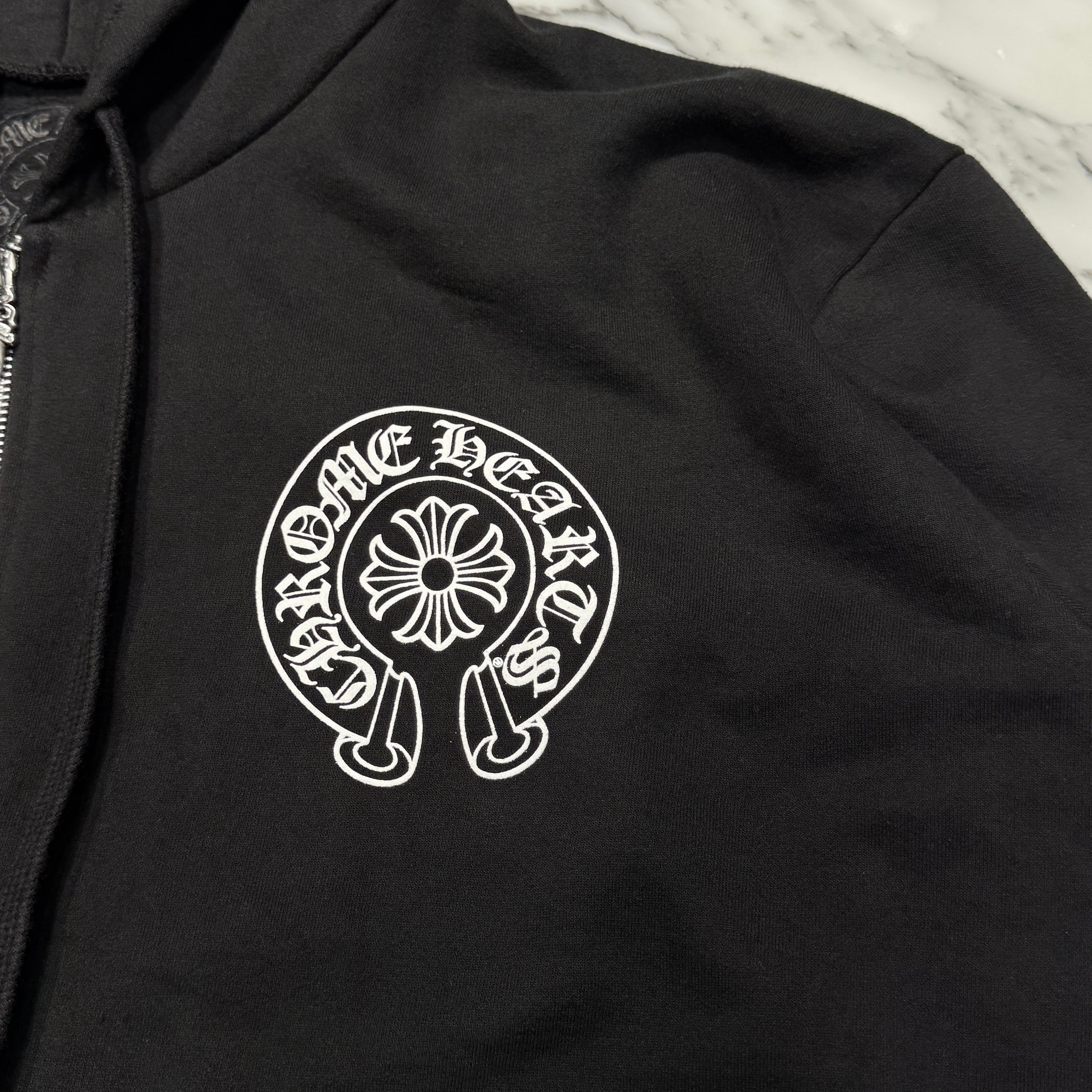 CHROME HEARTS LONDON Limited Horseshoe Zip Up Hoodie Size XXL クロムハーツ ロンドン限定 ホースシュー ジップアップ フーディ サイズXXL