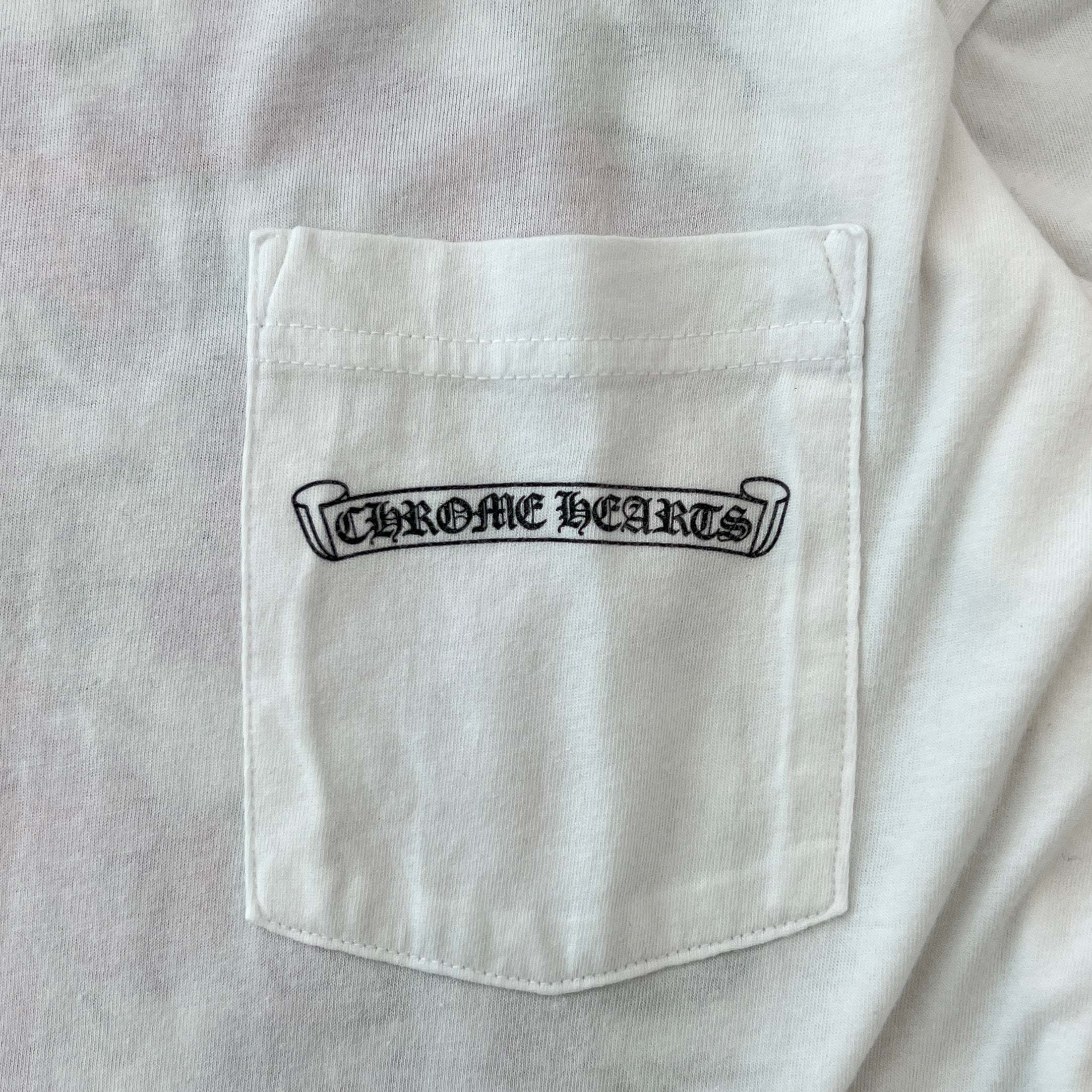 CHROME HEARTS Dagger Eye Chart Long Sleeve Tee Size L クロムハーツ ダガー アイチャート ロングスリーブ Tシャツ サイズL