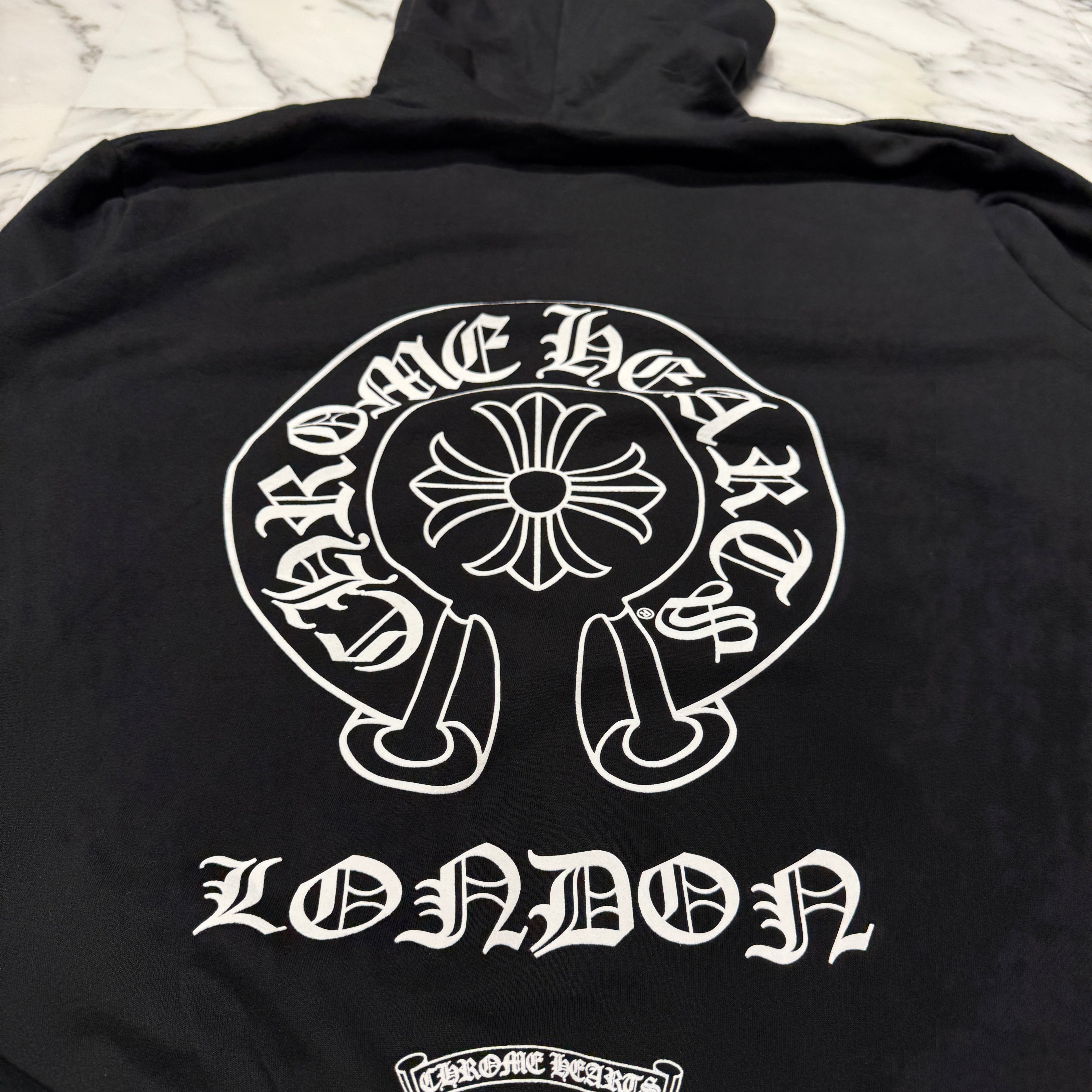 CHROME HEARTS LONDON Limited Horseshoe Zip Up Hoodie Size XXL クロムハーツ ロンドン限定 ホースシュー ジップアップ フーディ サイズXXL