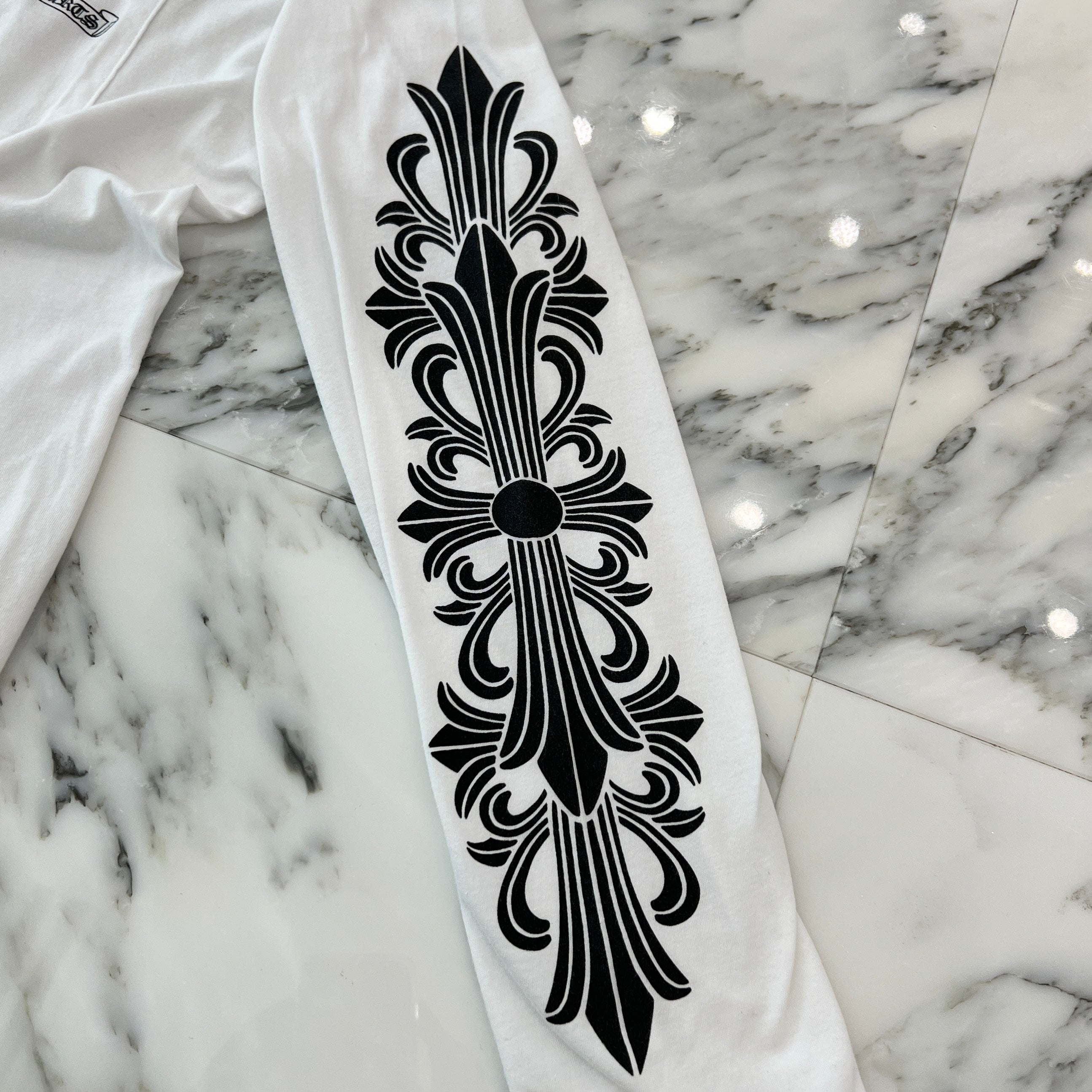 CHROME HEARTS Dagger Eye Chart Long Sleeve Tee Size L クロムハーツ ダガー アイチャート ロングスリーブ Tシャツ サイズL