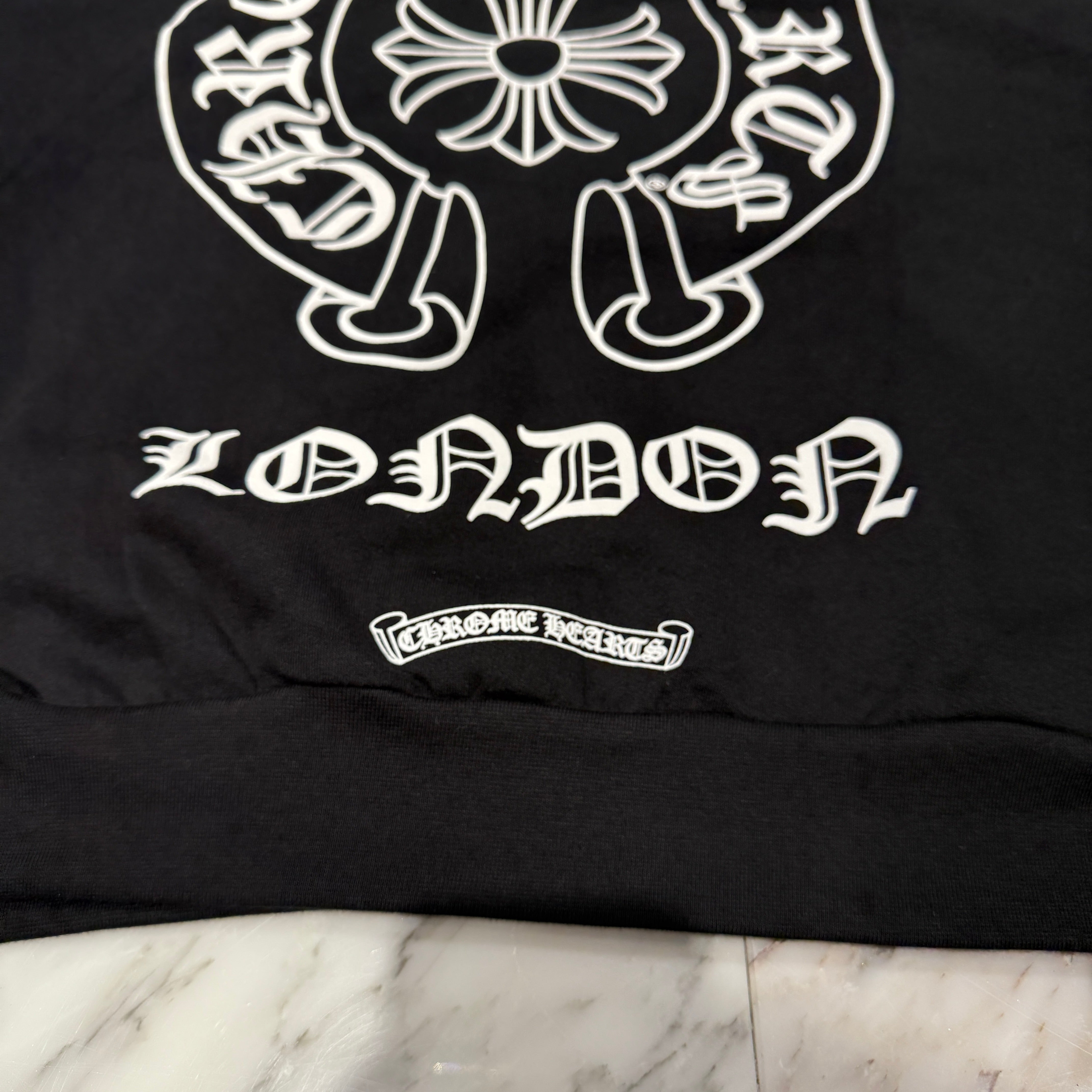 CHROME HEARTS LONDON Limited Horseshoe Zip Up Hoodie Size XXL クロムハーツ ロンドン限定 ホースシュー ジップアップ フーディ サイズXXL