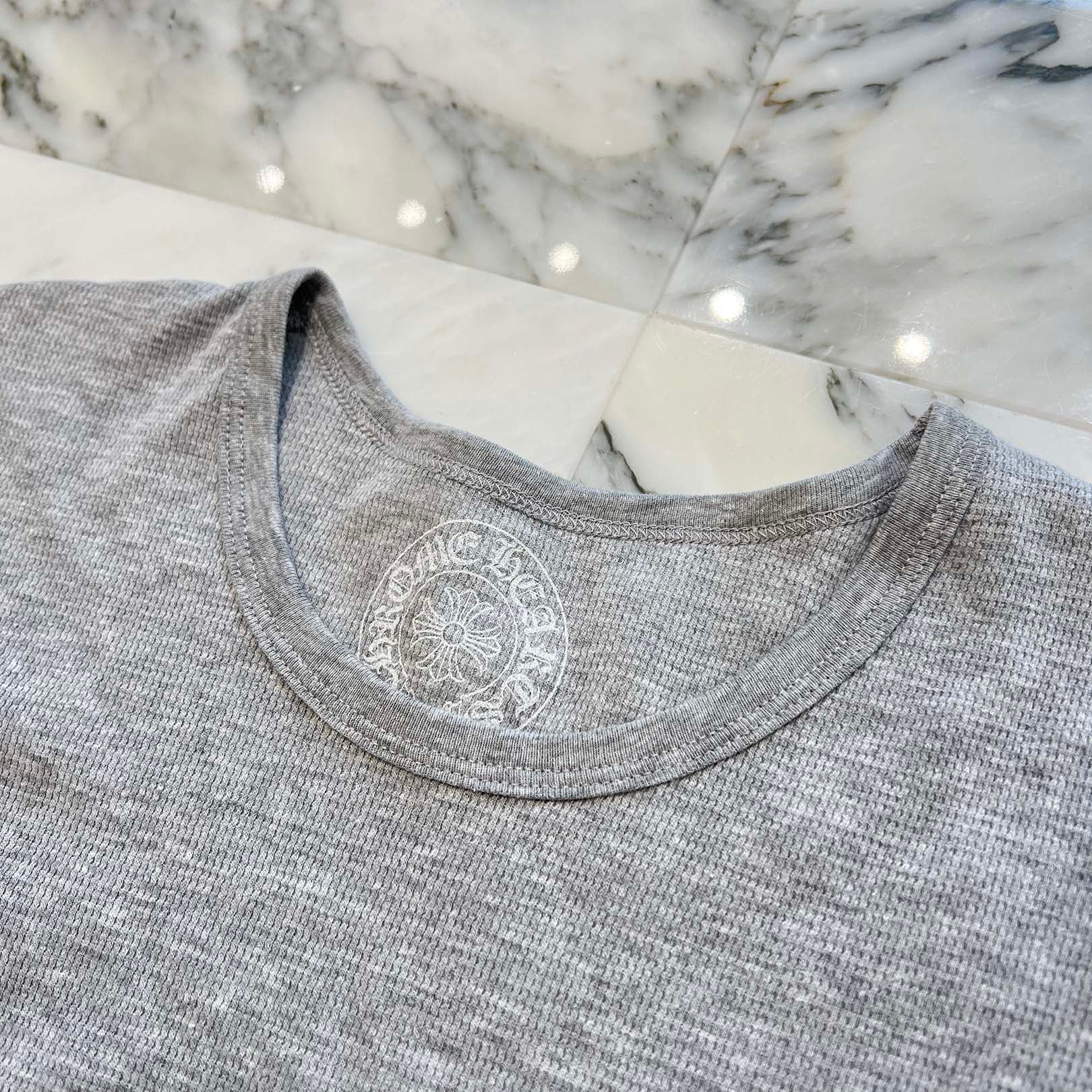 CHROME HEARTS 2025SS Scroll Label Arm Logo Print Thermal Long Sleeve Tee Size XXL クロムハーツ スクロールラベル アームロゴプリント サーマル ロングスリーブ Tシャツ サイズXXL