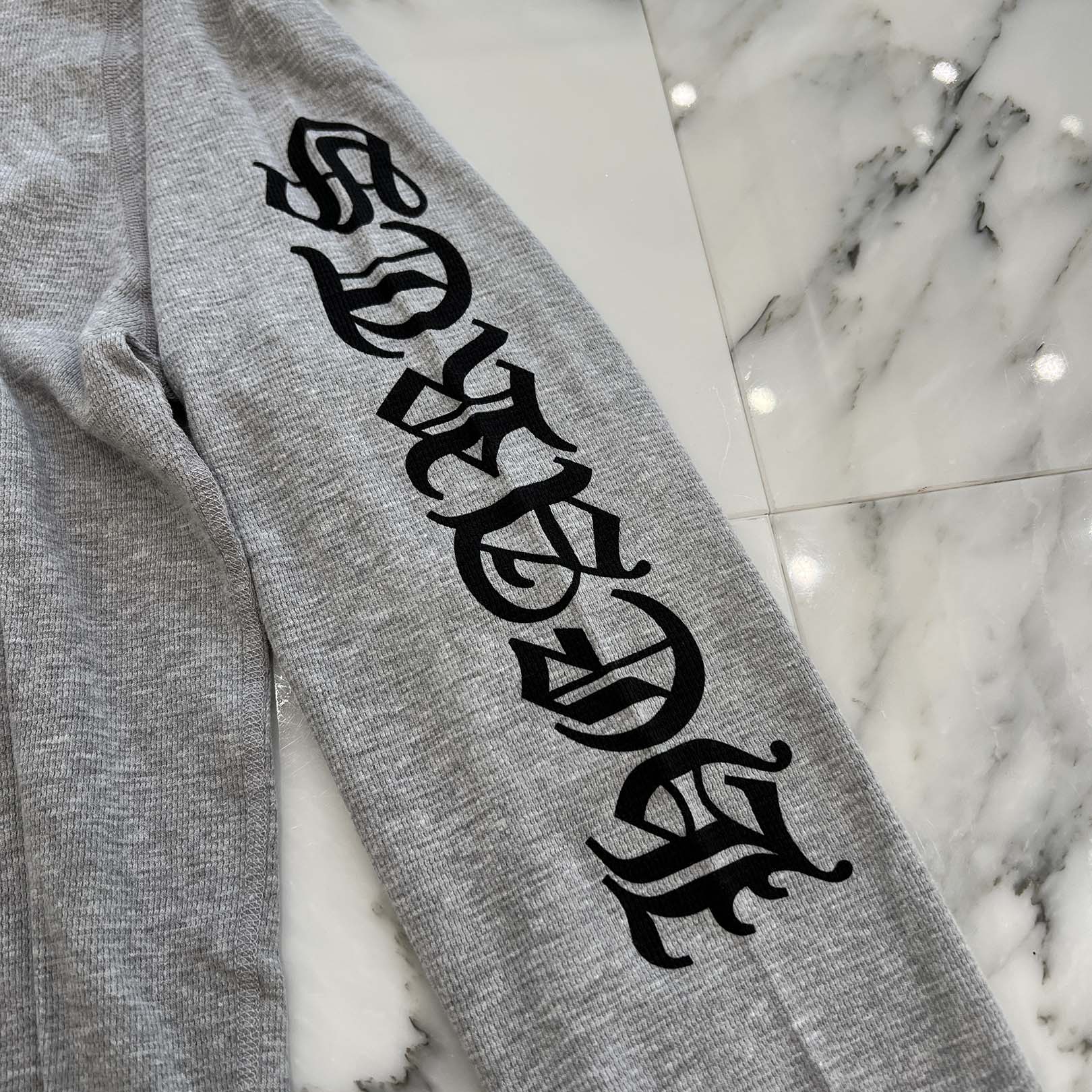 CHROME HEARTS 2025SS Scroll Label Arm Logo Print Thermal Long Sleeve Tee Size XXL クロムハーツ スクロールラベル アームロゴプリント サーマル ロングスリーブ Tシャツ サイズXXL